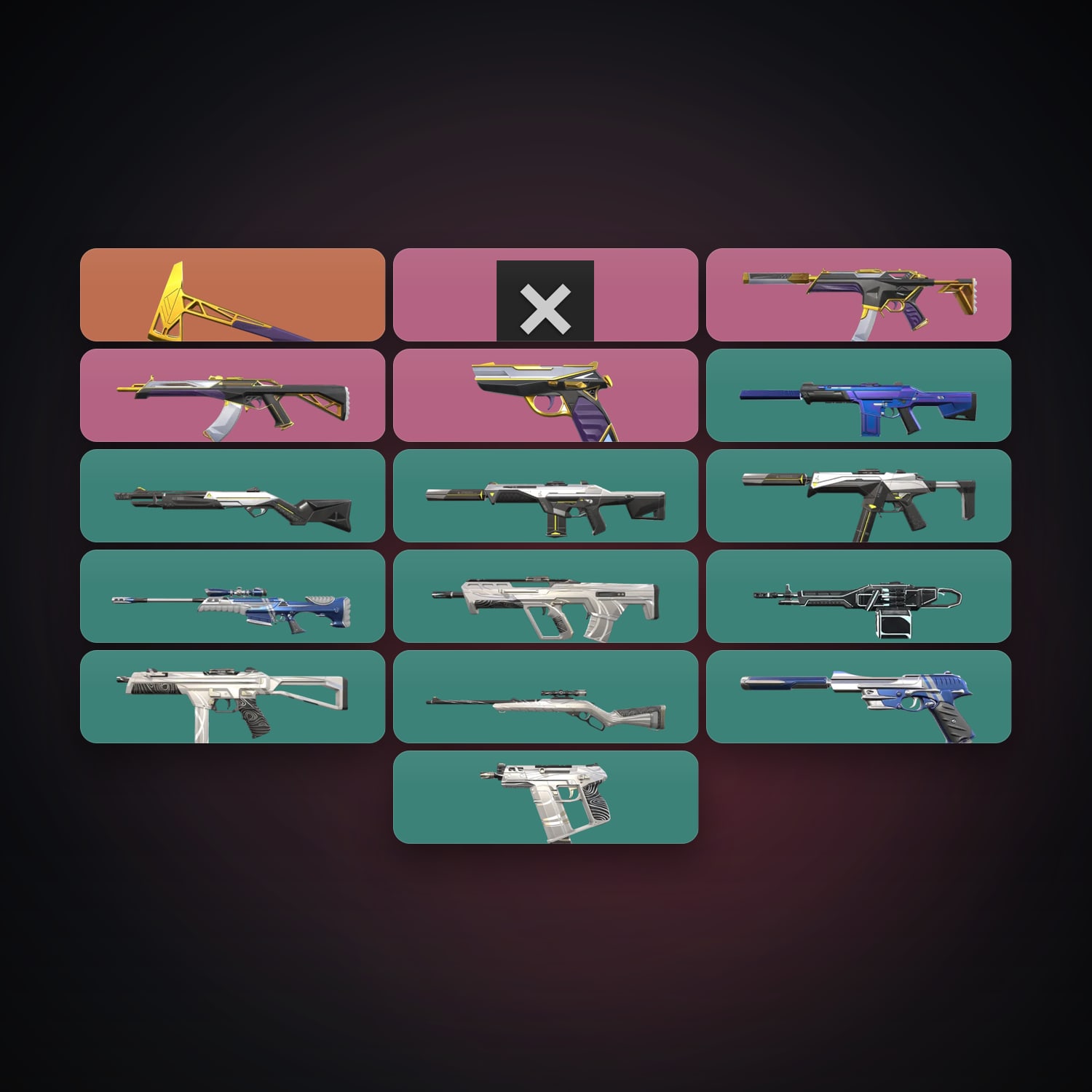NA Plat 2 locker — 1 knives, 16 skins, lvl 26 — HabibiAccounts