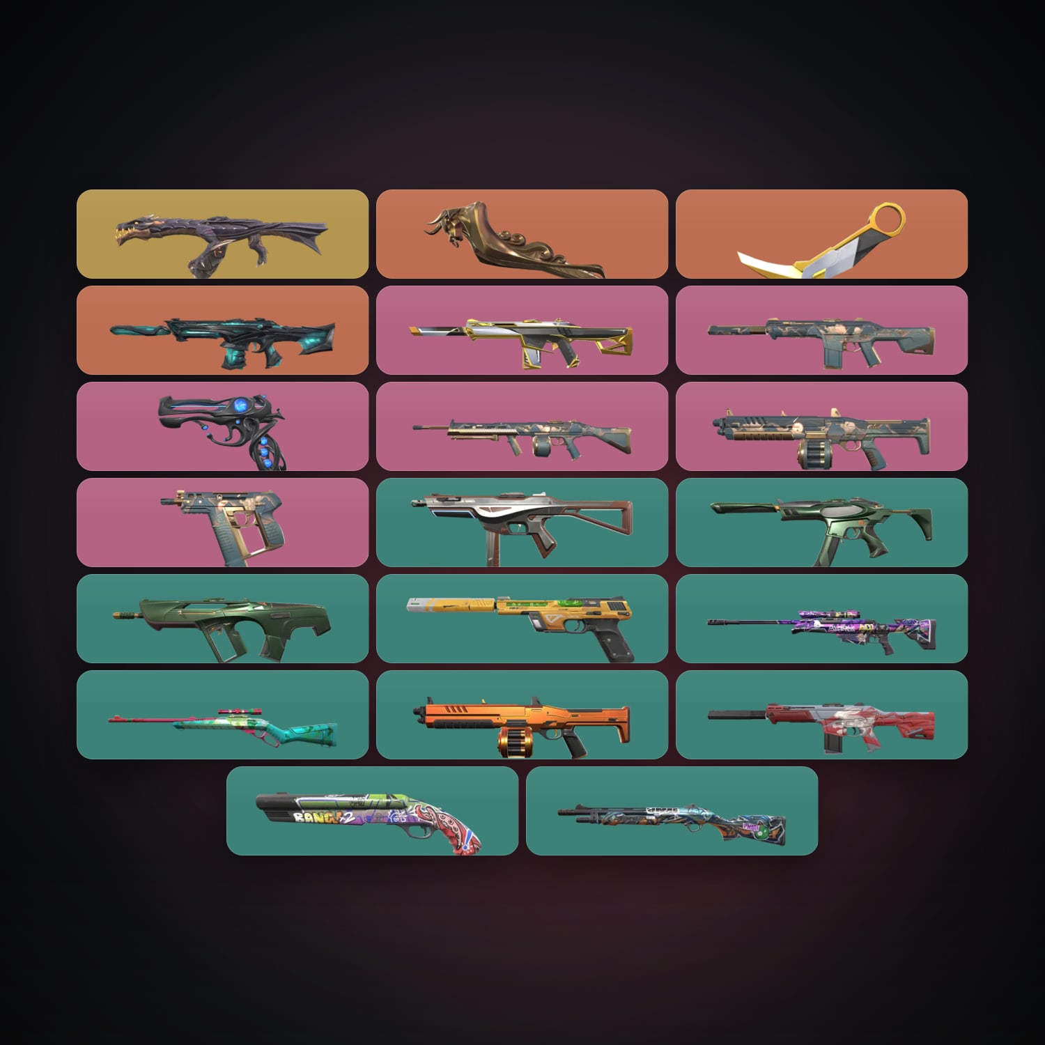 AP Silver 1 locker — 2 knives, 21 skins, lvl 36 — HabibiAccounts
