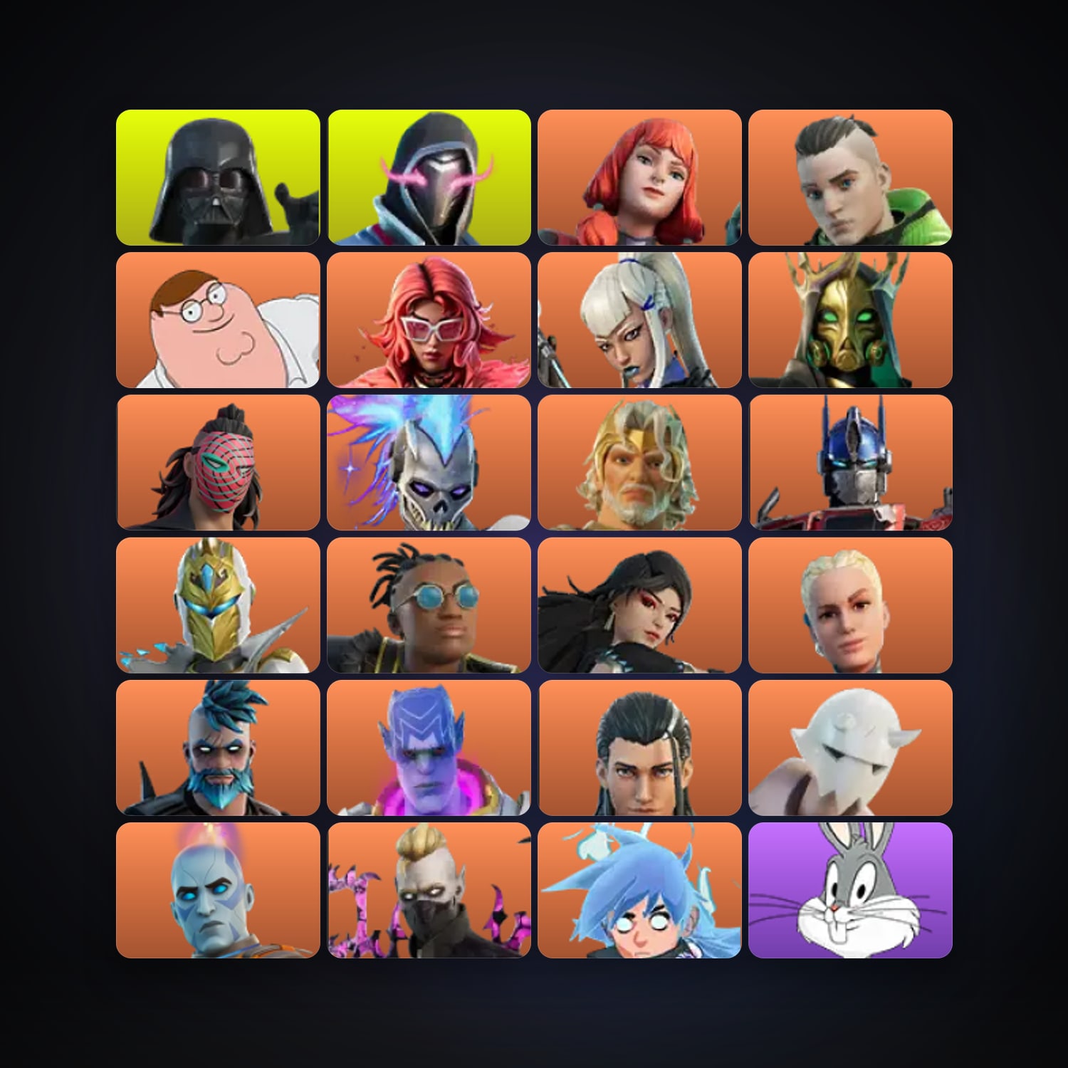 The Imagined — Twyn — 304 skins — 1.6K V-Bucks — lvl 3104 — HabibiAccounts