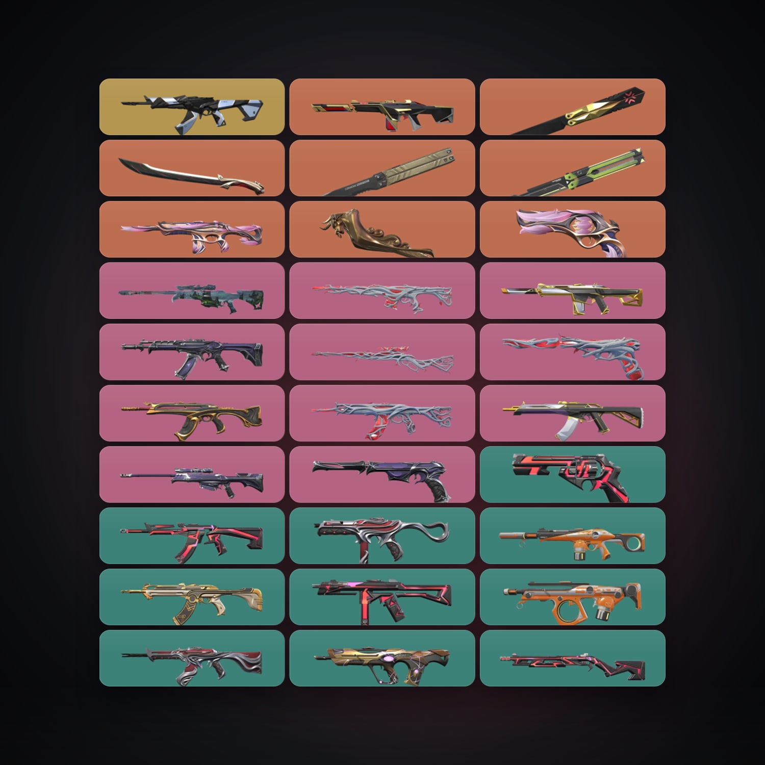 EU Silver 3 locker — 5 knives, 59 skins, lvl 142 — HabibiAccounts