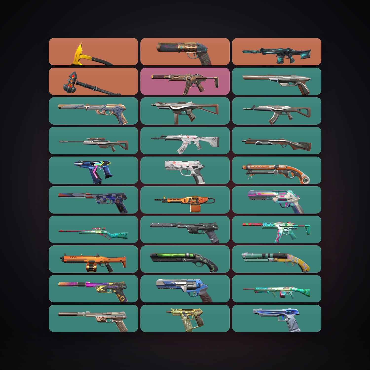 LA Bronze 2 locker — 2 knives, 38 skins, lvl 238 · 260176279 — HabibiAccounts