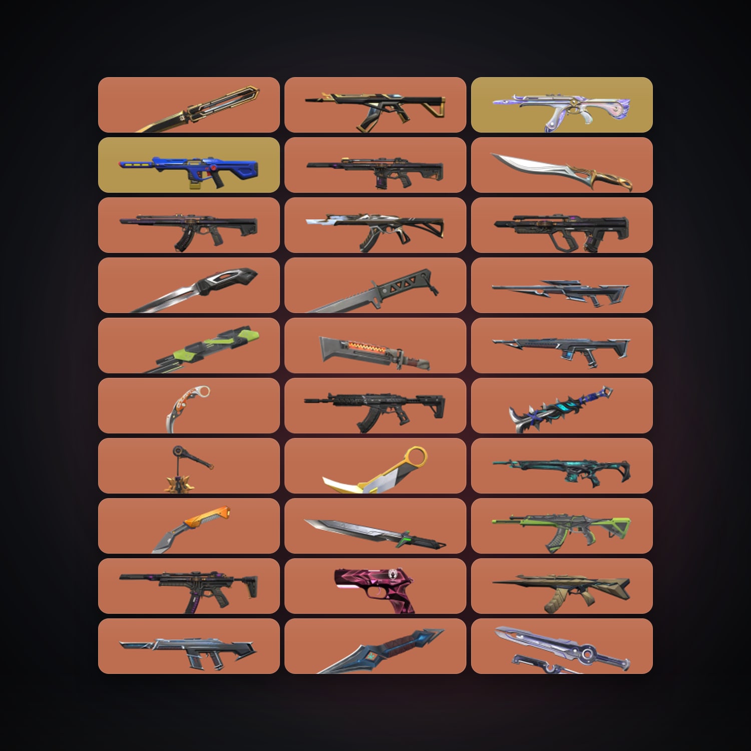 AP Immortal 1 locker — 18 knives, 223 skins, lvl 490 · 260176568 — HabibiAccounts
