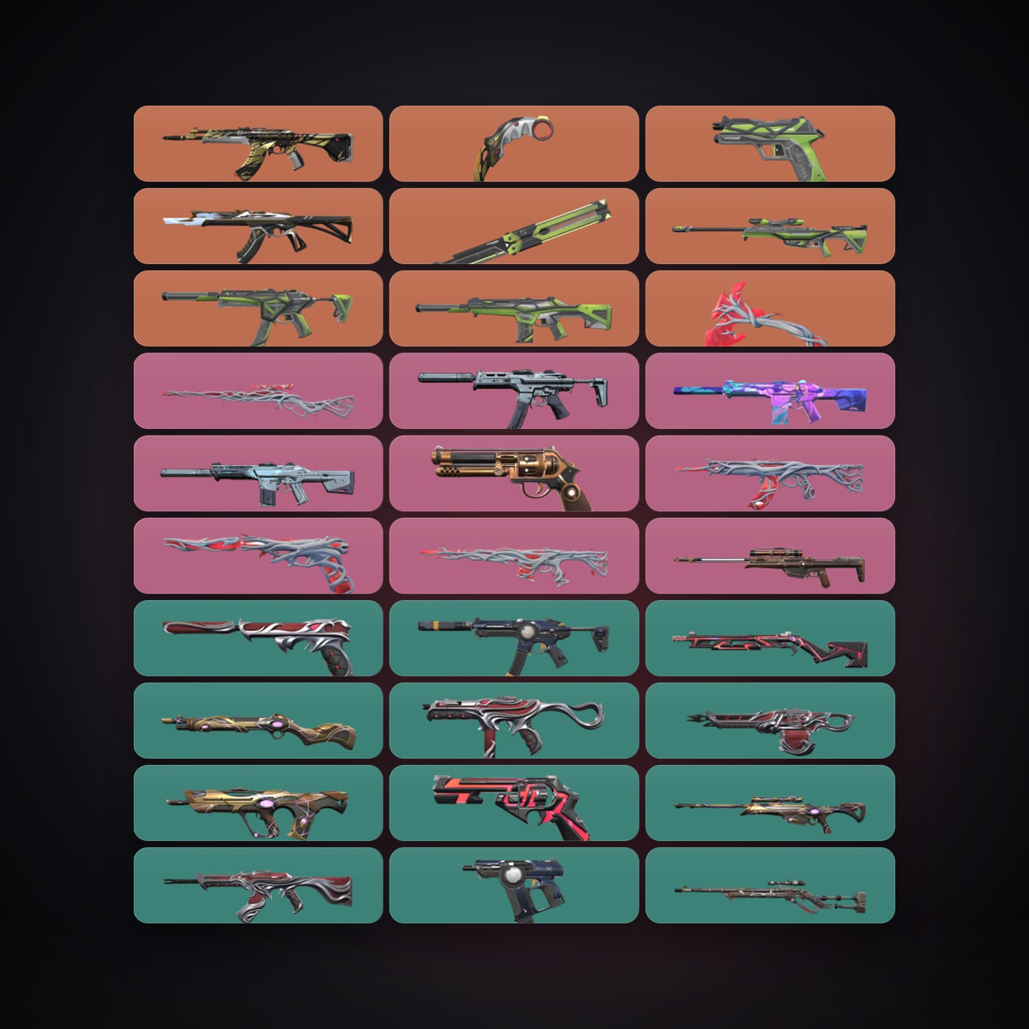 NA Plat 3 locker — 3 knives, 51 skins, lvl 40 · 260177268 — HabibiAccounts