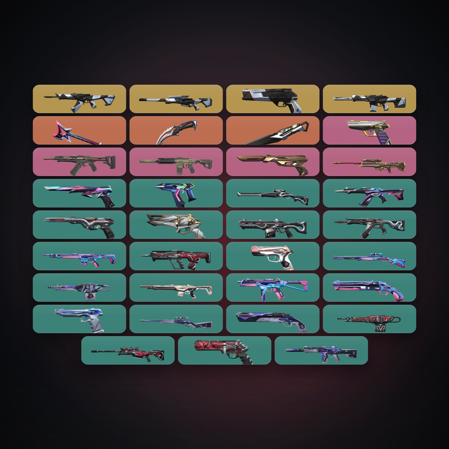 EU Plat 2 locker — 3 knives, 37 skins, lvl 106 — HabibiAccounts