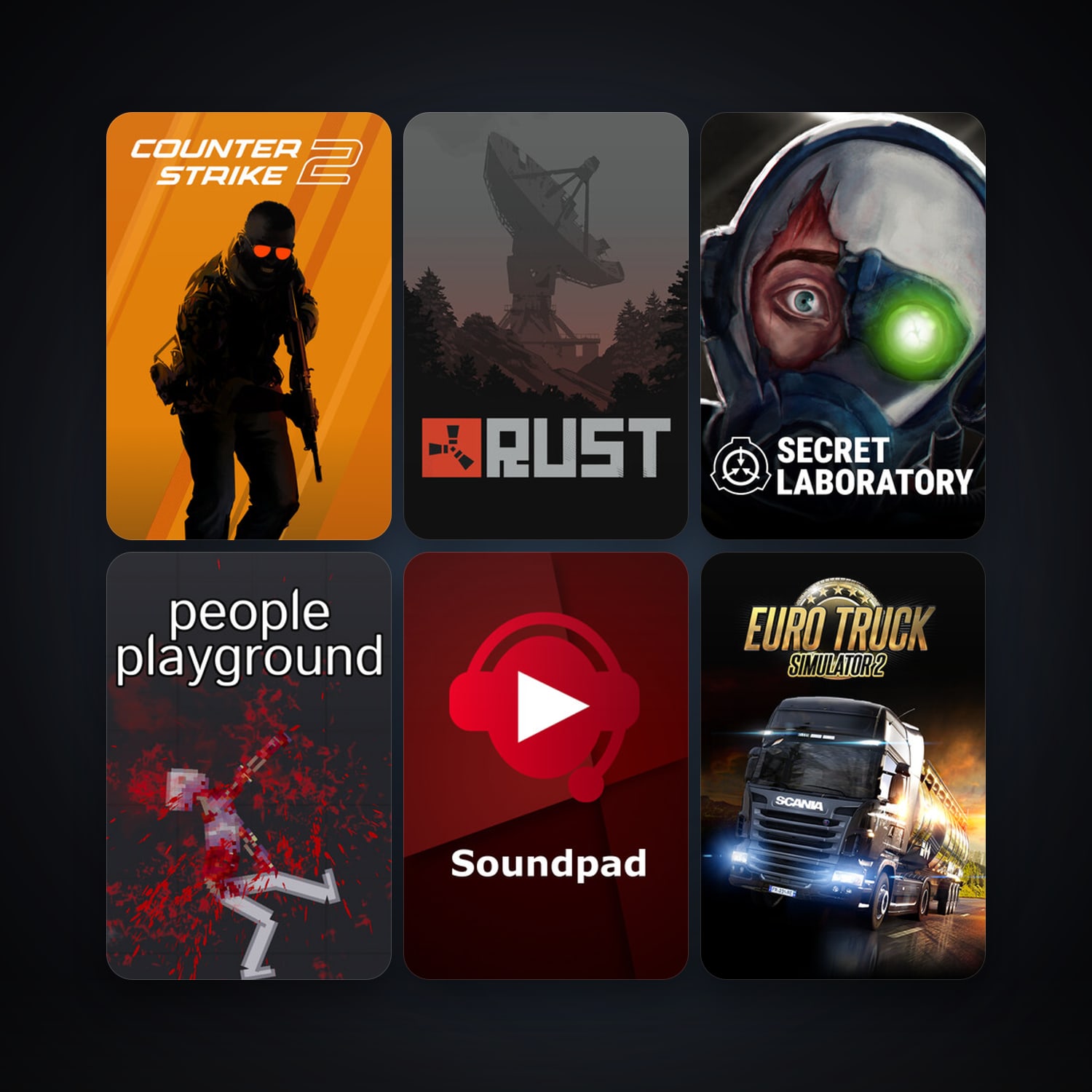 CS2 Prime + Euro Truck Simulator 2, 158 games, Steam 24, clean — HabibiAccounts