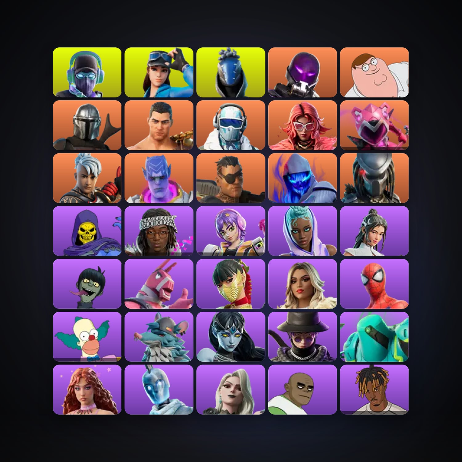 Tempest — Peter Griffin — 192 skins — 1.7K V-Bucks — lvl 2161 — HabibiAccounts