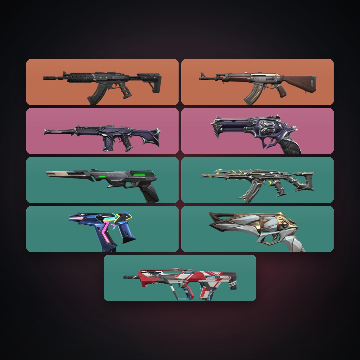 KR Bronze 1 locker — 10 skins, lvl 78 — HabibiAccounts