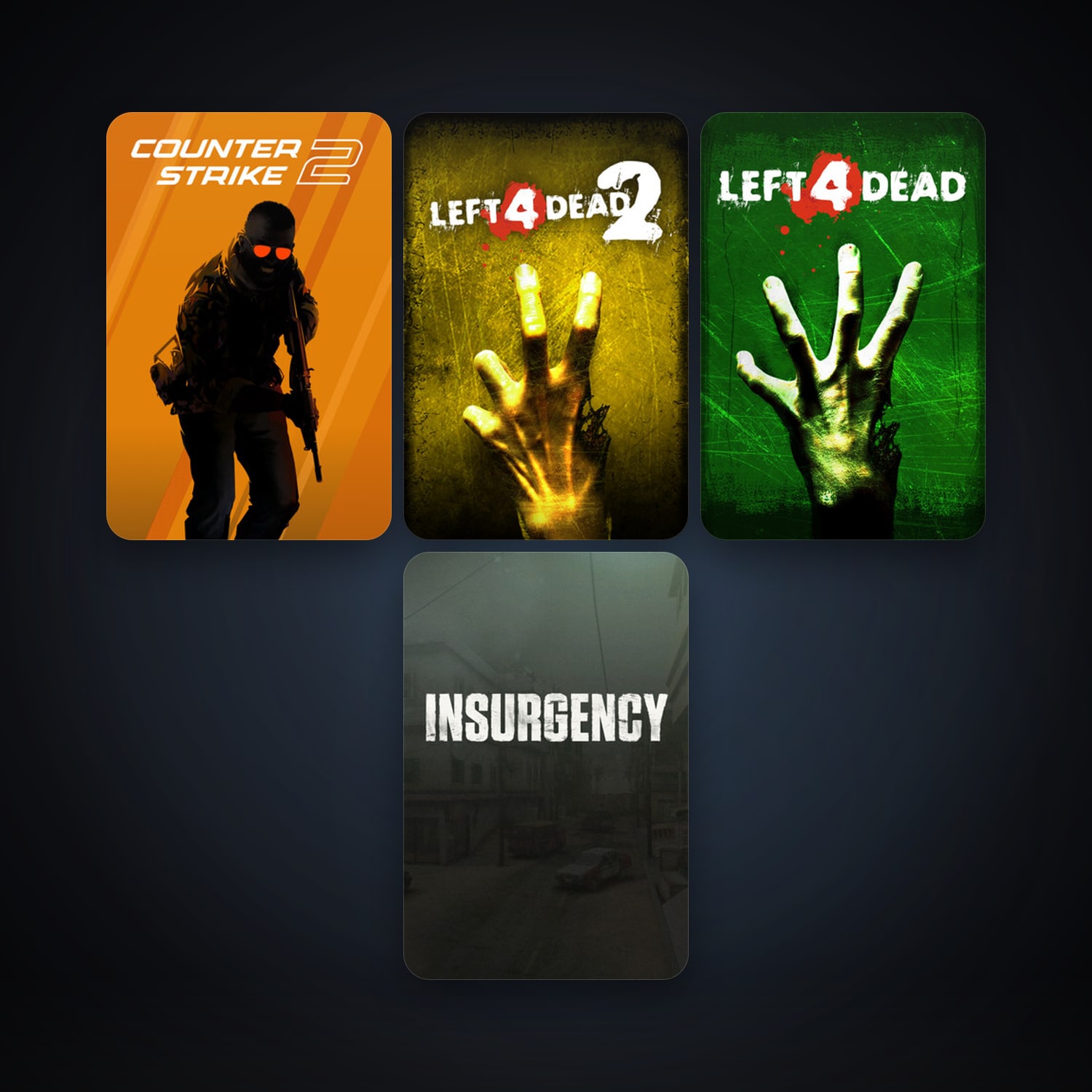 Left 4 Dead + Left 4 Dead 2, 6 games, clean — HabibiAccounts