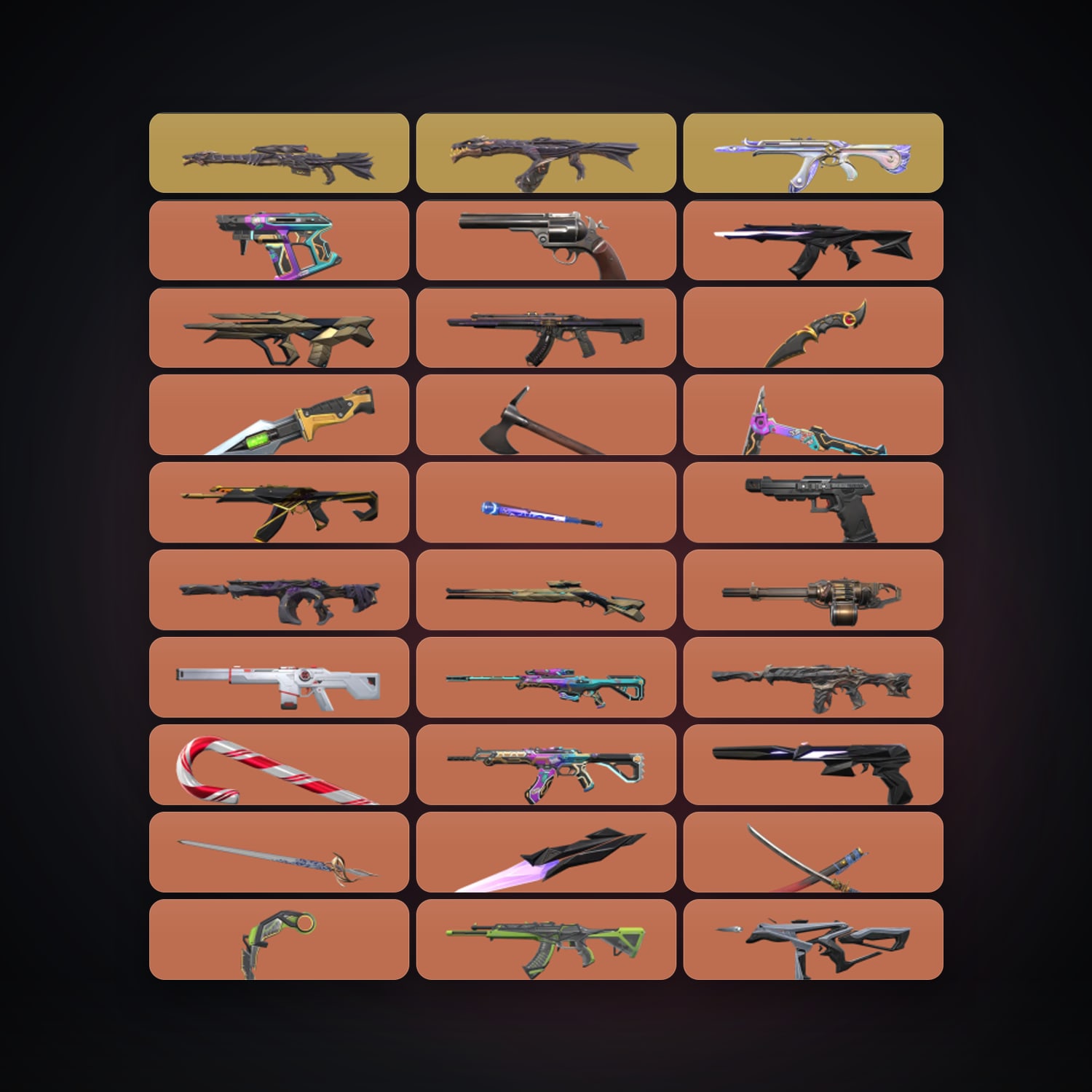 EU Ascendant 1 locker — 21 knives, 286 skins, lvl 313 — HabibiAccounts