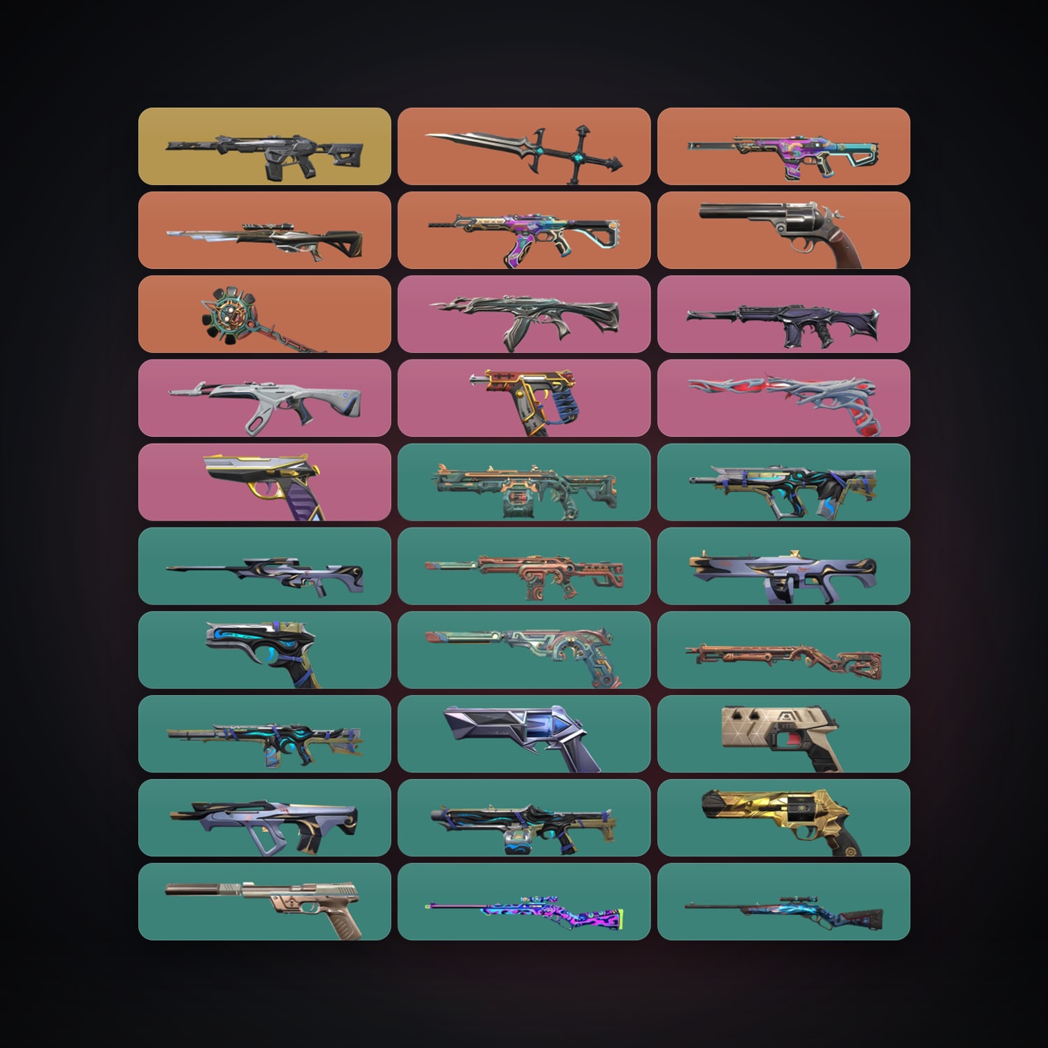 NA Silver 3 locker — 2 knives, 53 skins, lvl 163 — HabibiAccounts