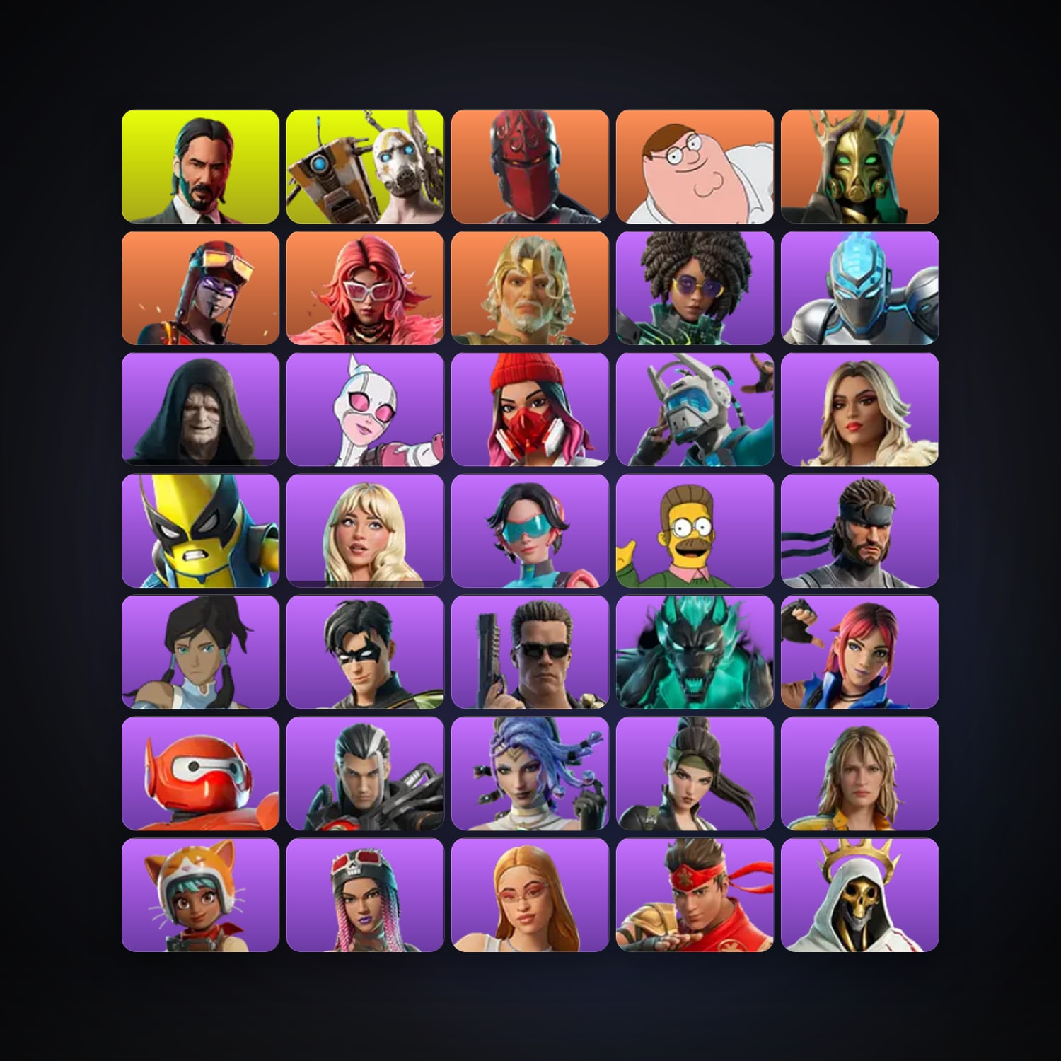 Red Knight — Peter Griffin — 285 skins — 900 V-Bucks — lvl 4910 — HabibiAccounts