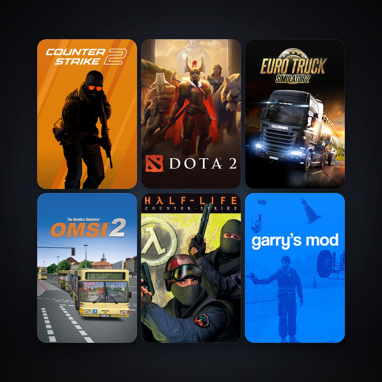 Counter-Strike + Left 4 Dead 2, 23 games, clean — HabibiAccounts