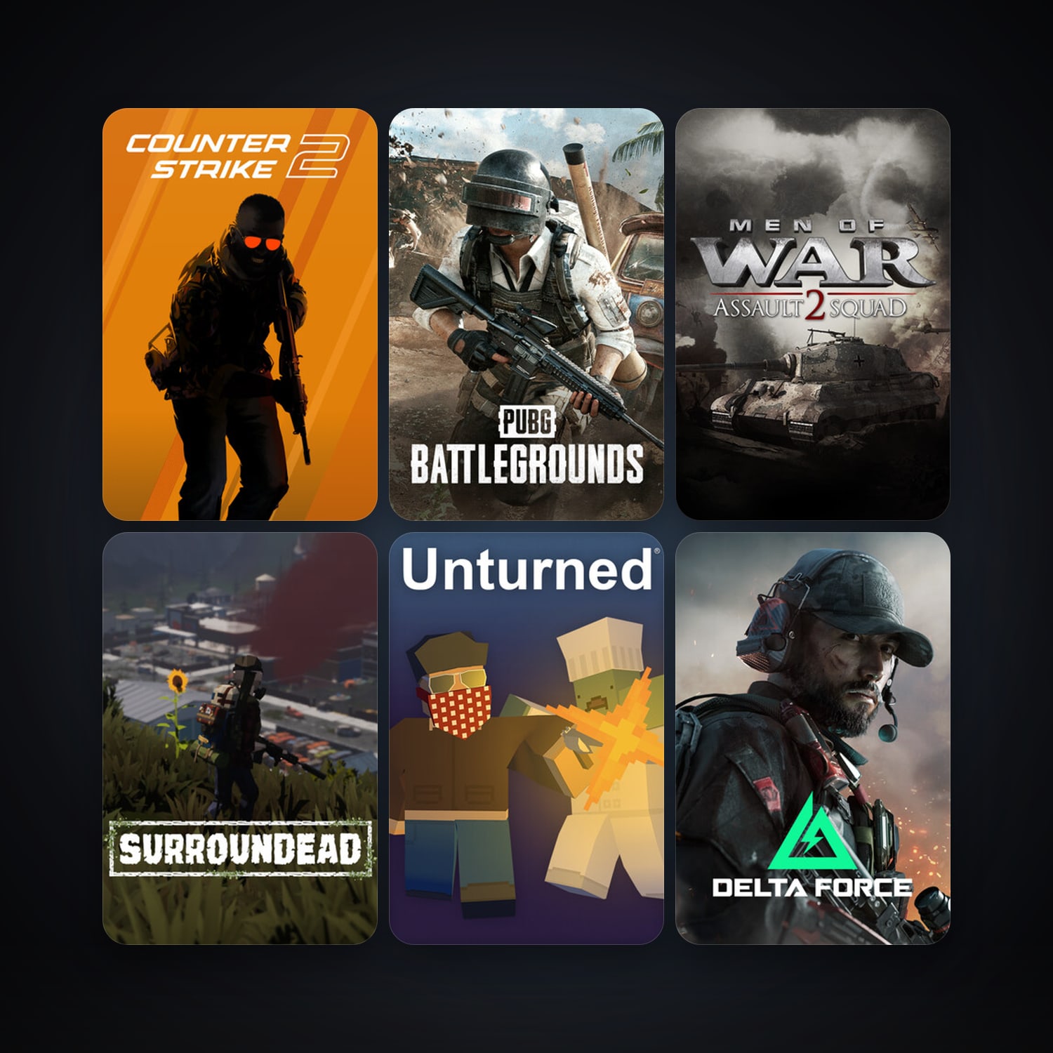 CS2 Prime + Men of War: Assault Squad 2, 82 games, clean — HabibiAccounts