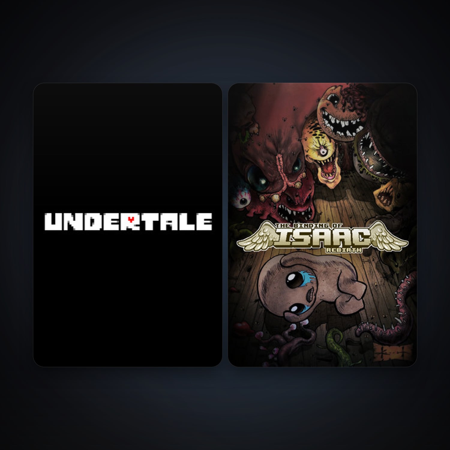The Binding of Isaac: Rebirth + Undertale, 8 games, clean — HabibiAccounts