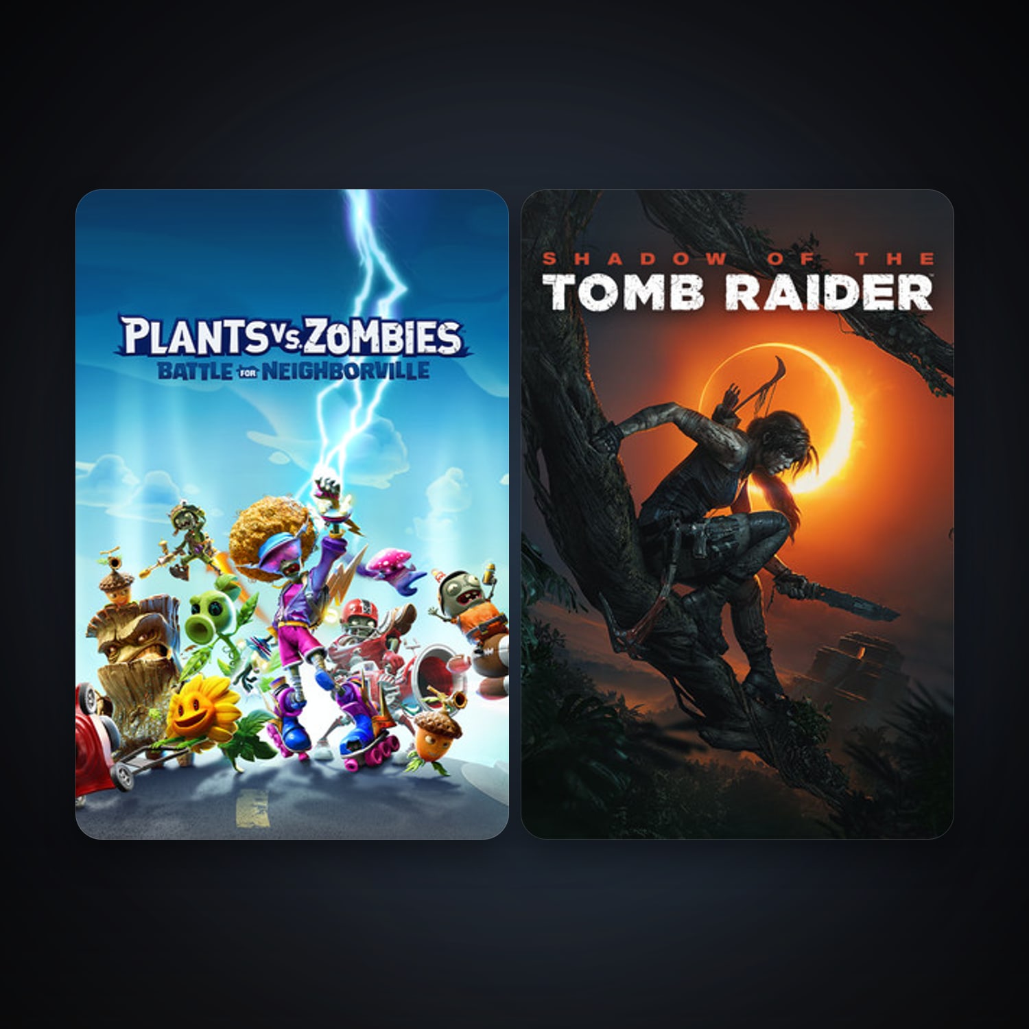 Shadow of the Tomb Raider + Plants vs. Zombies: Battle for Neighborville, 3 games, clean — HabibiAccounts