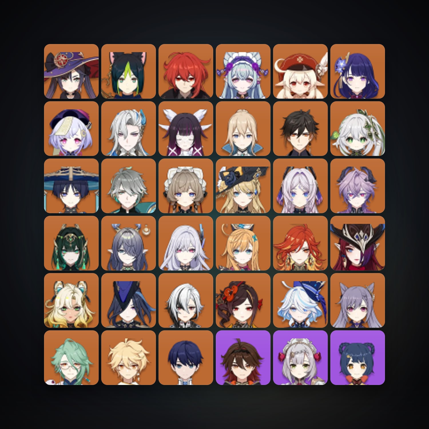 جينشن إمباكت | AR 60 | 84 شخصية | 31× 5★ — HabibiAccounts