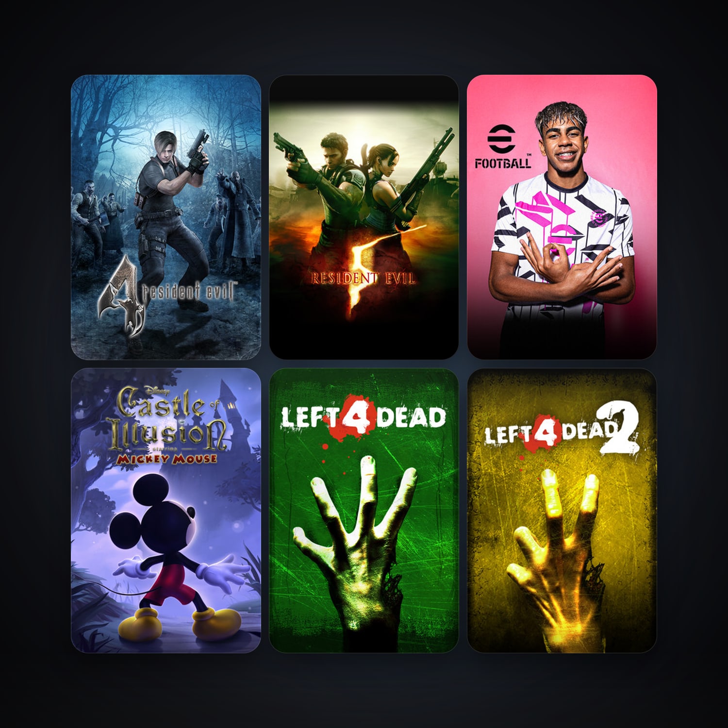 Left 4 Dead + Left 4 Dead 2, 8 games, clean — HabibiAccounts