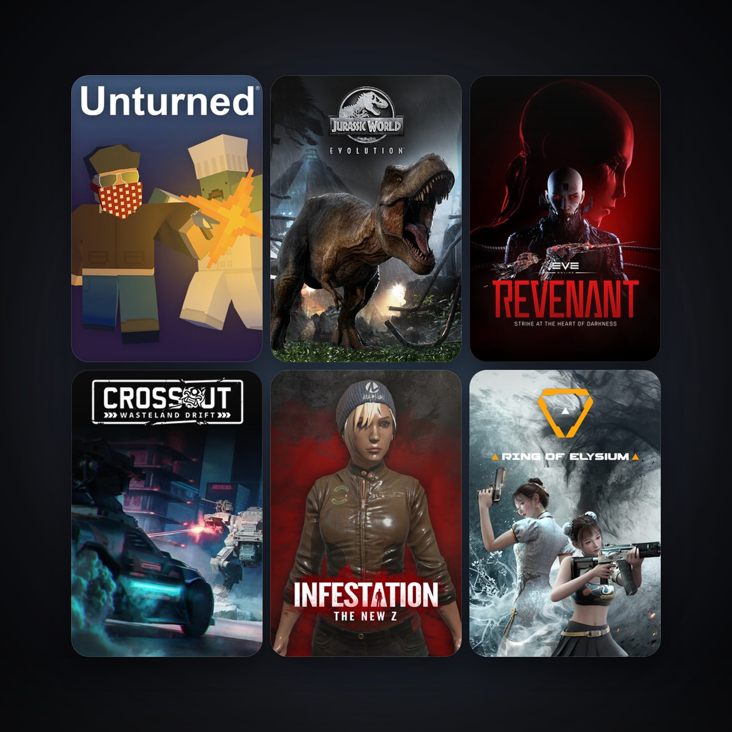 EVE Online + Unturned, 15 games, clean — HabibiAccounts