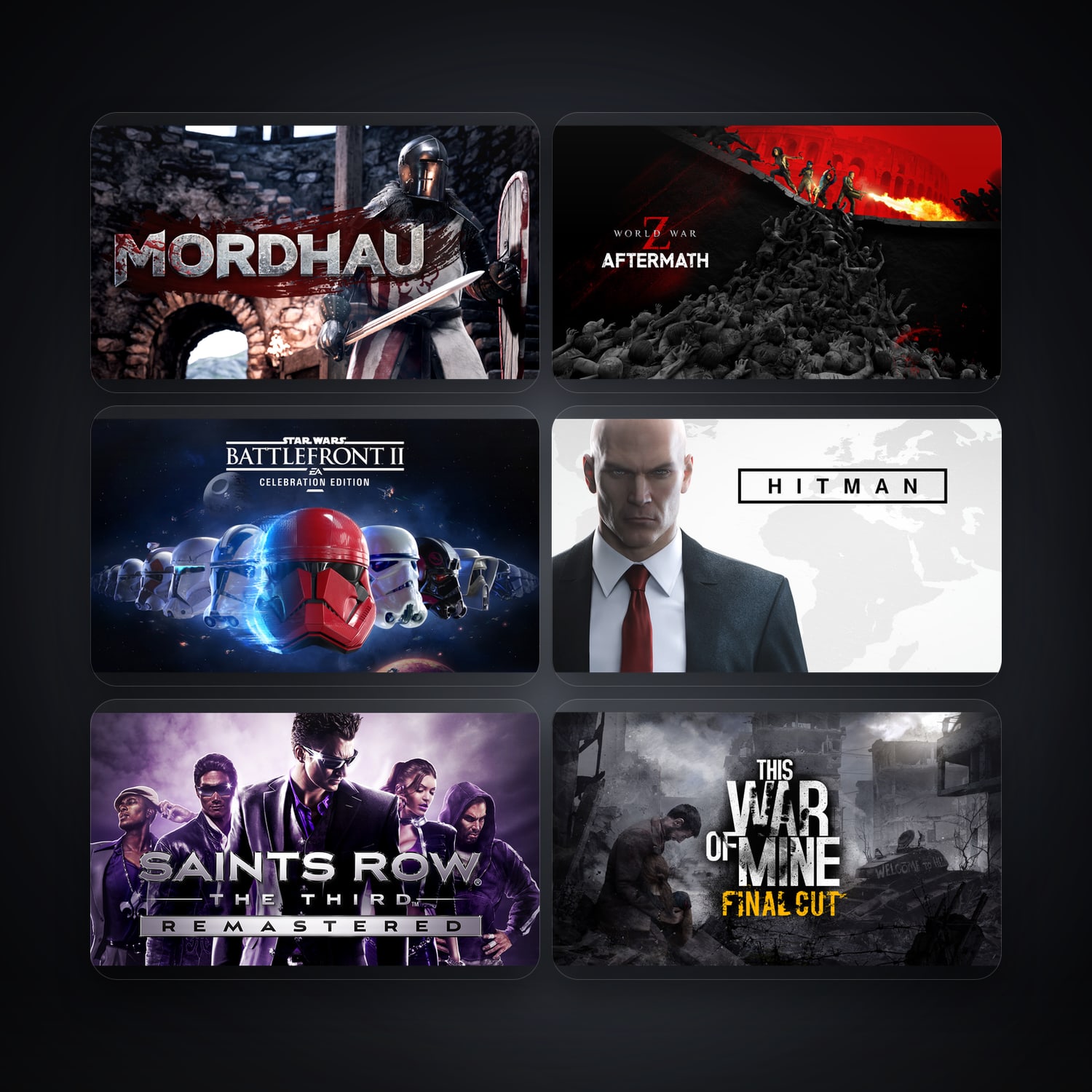 Epic MORDHAU + World War Z — TH — 30 games — HabibiAccounts