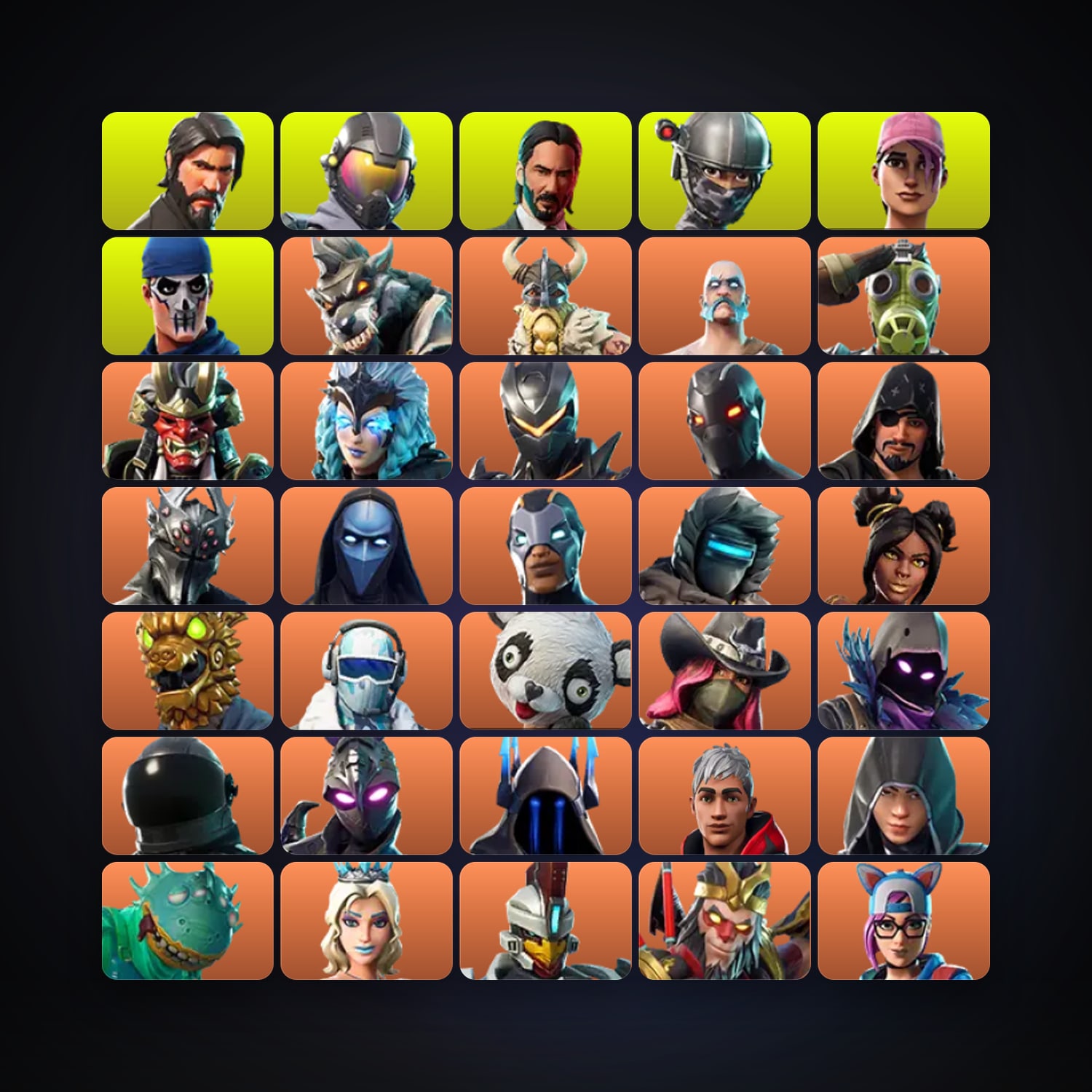 Dire — Magnus — 129 skins — 1.1K V-Bucks — lvl 455 — HabibiAccounts