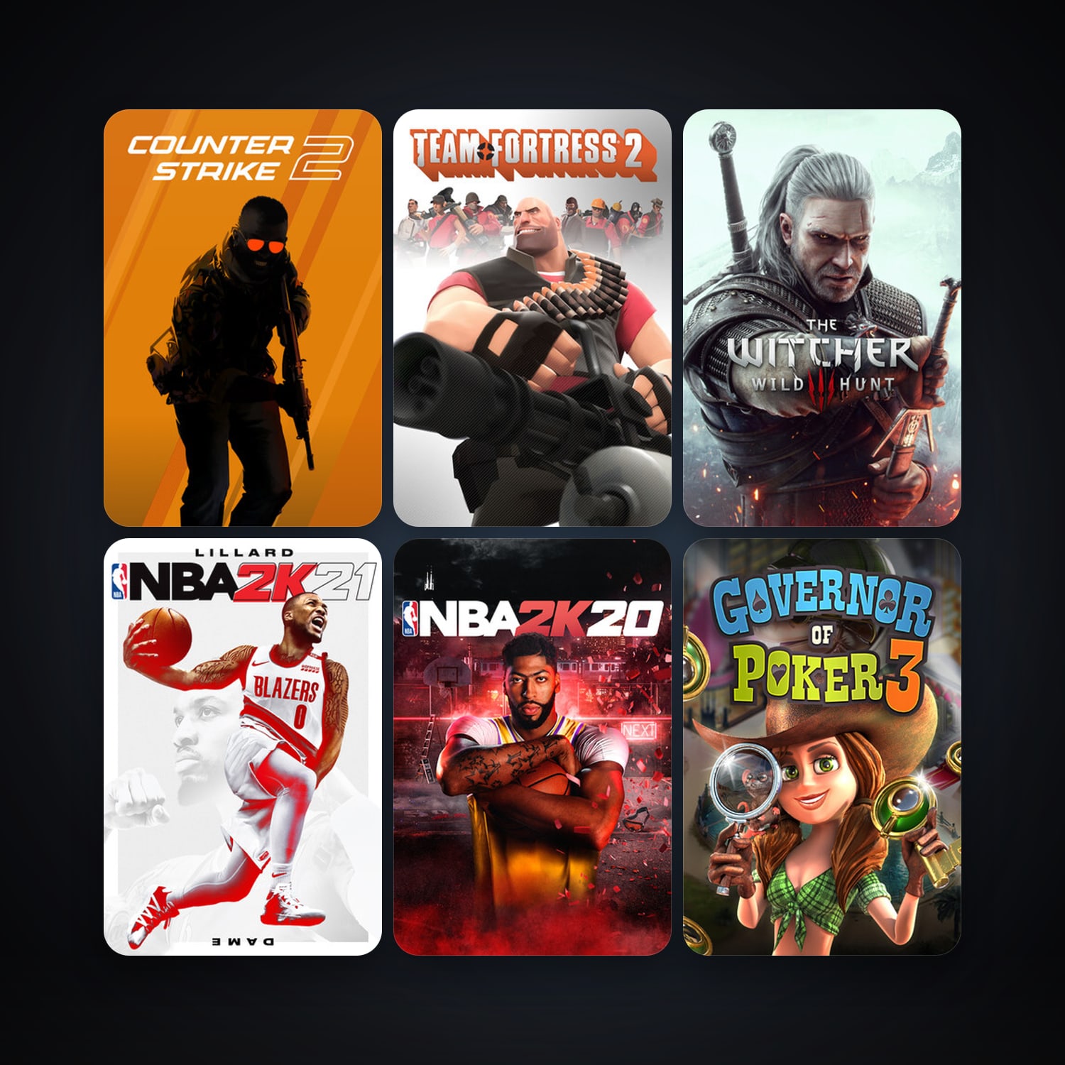 Counter-Strike: Source + Team Fortress 2, 63 games, Steam 29, clean — HabibiAccounts