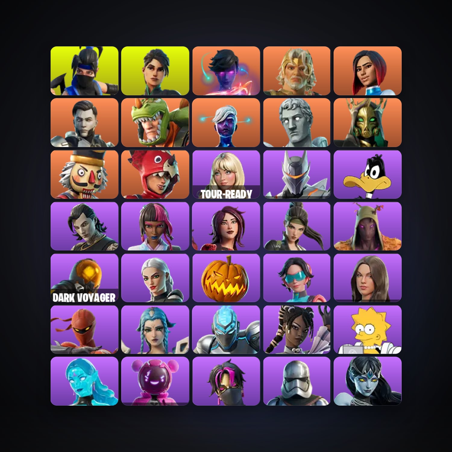 هالحساب فورتنايت Galaxy Grappler وZeus، اللوكر مليان 468 سكن، 6K فيبوكس، لفل 3951، 1.2K فوز — HabibiAccounts