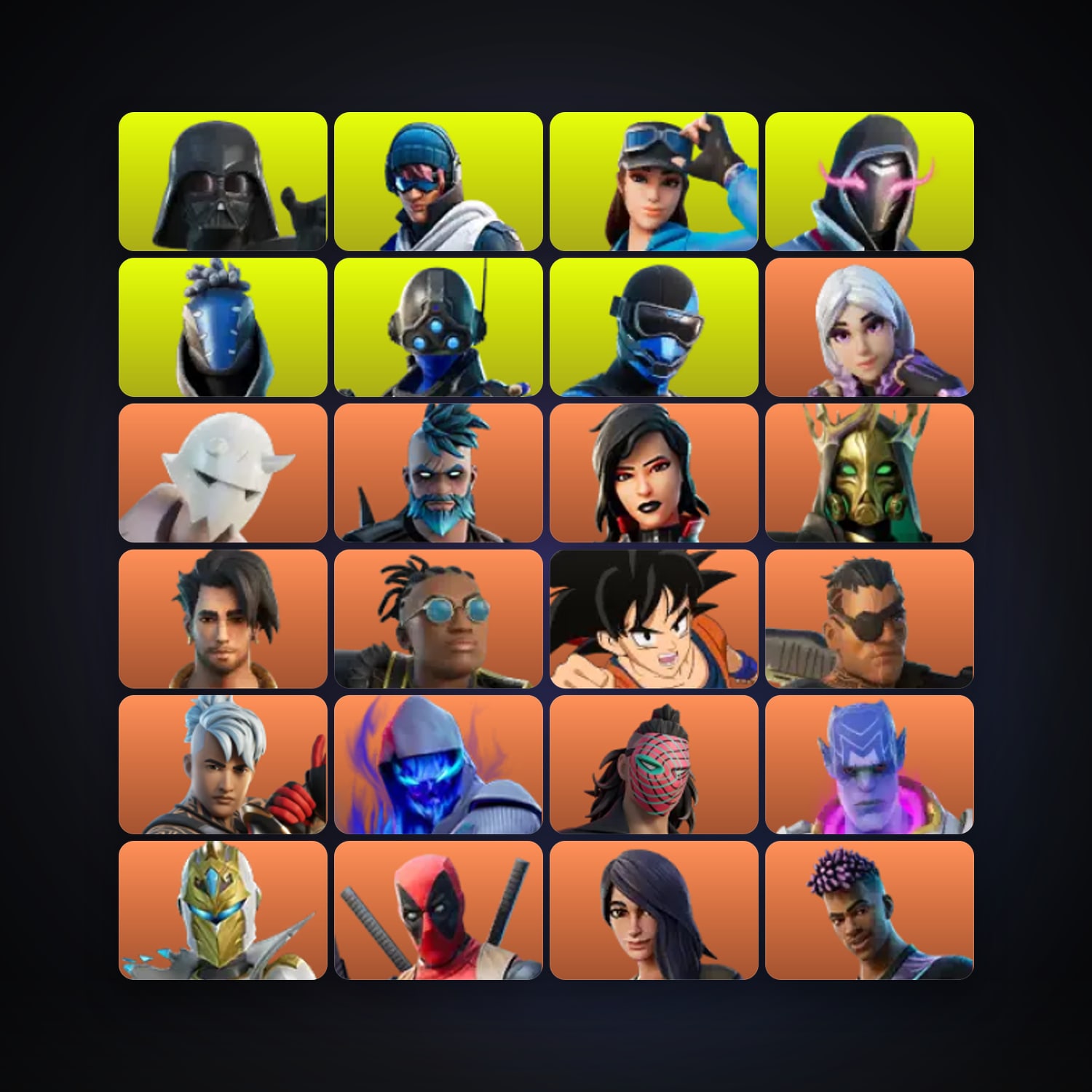 Fortnite locker — 181 skins — 1.9K V-Bucks — lvl 3614 — HabibiAccounts