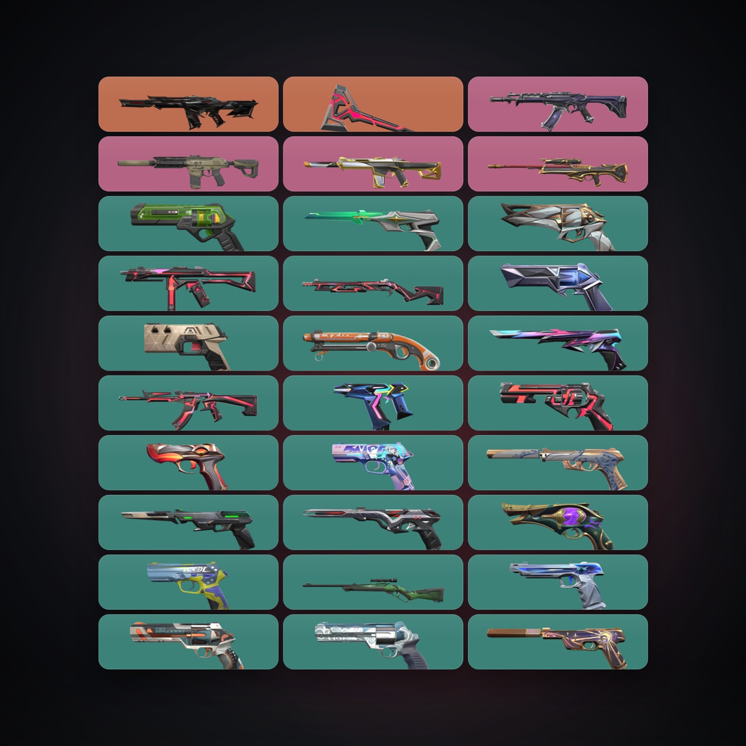 AP Plat 1 locker — 1 knives, 55 skins, lvl 519 — HabibiAccounts