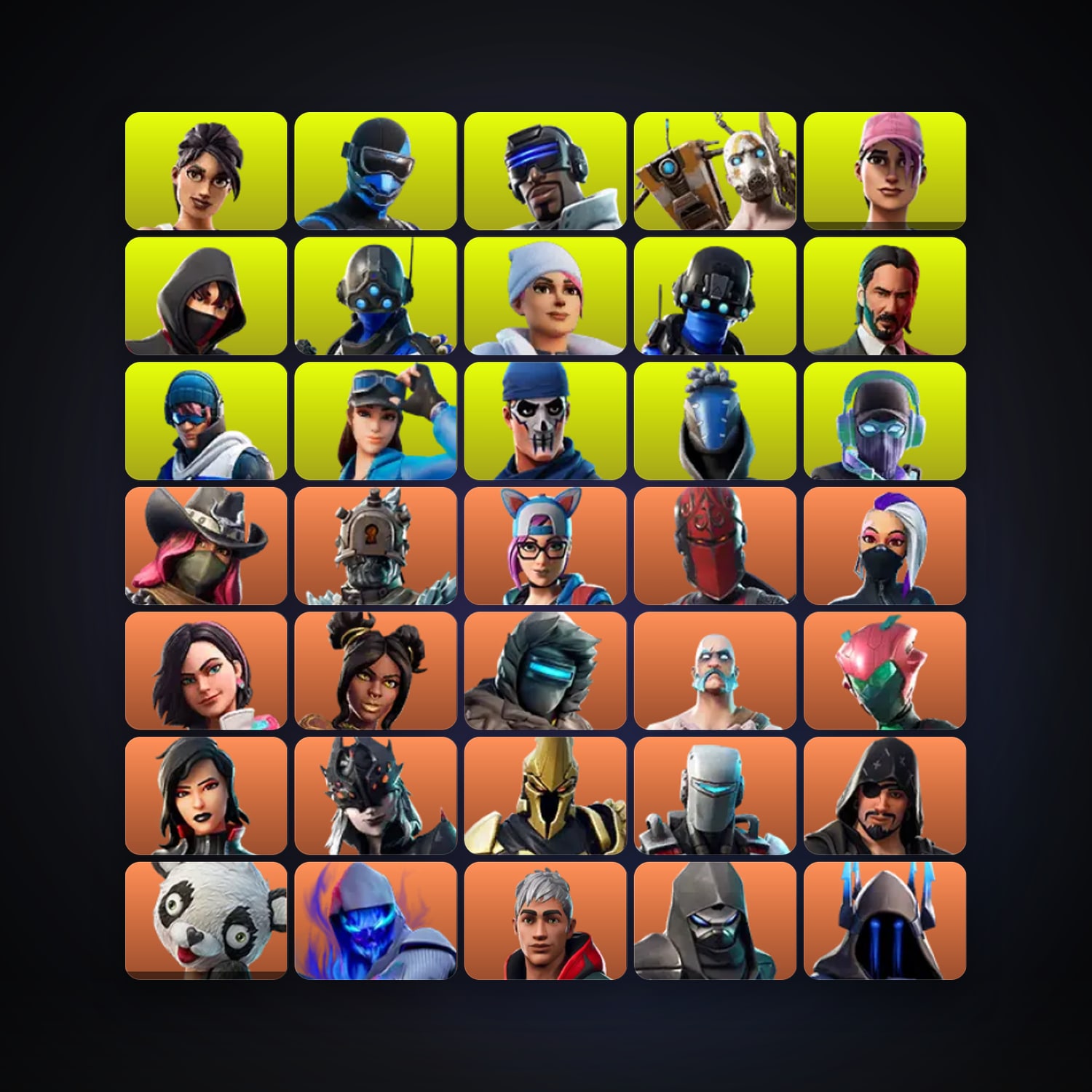 Calamity — The Prisoner — 128 skins — 200 V-Bucks — lvl 1737 — HabibiAccounts