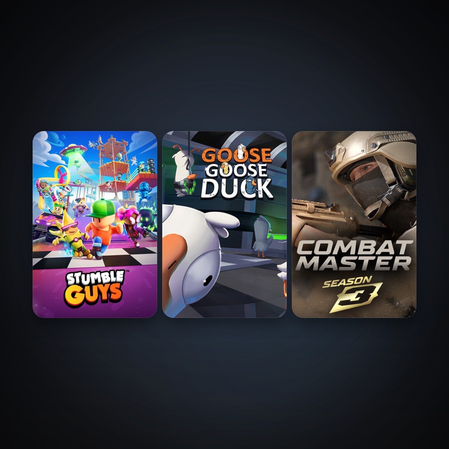 Goose Goose Duck + Stumble Guys, 5 games, clean — HabibiAccounts