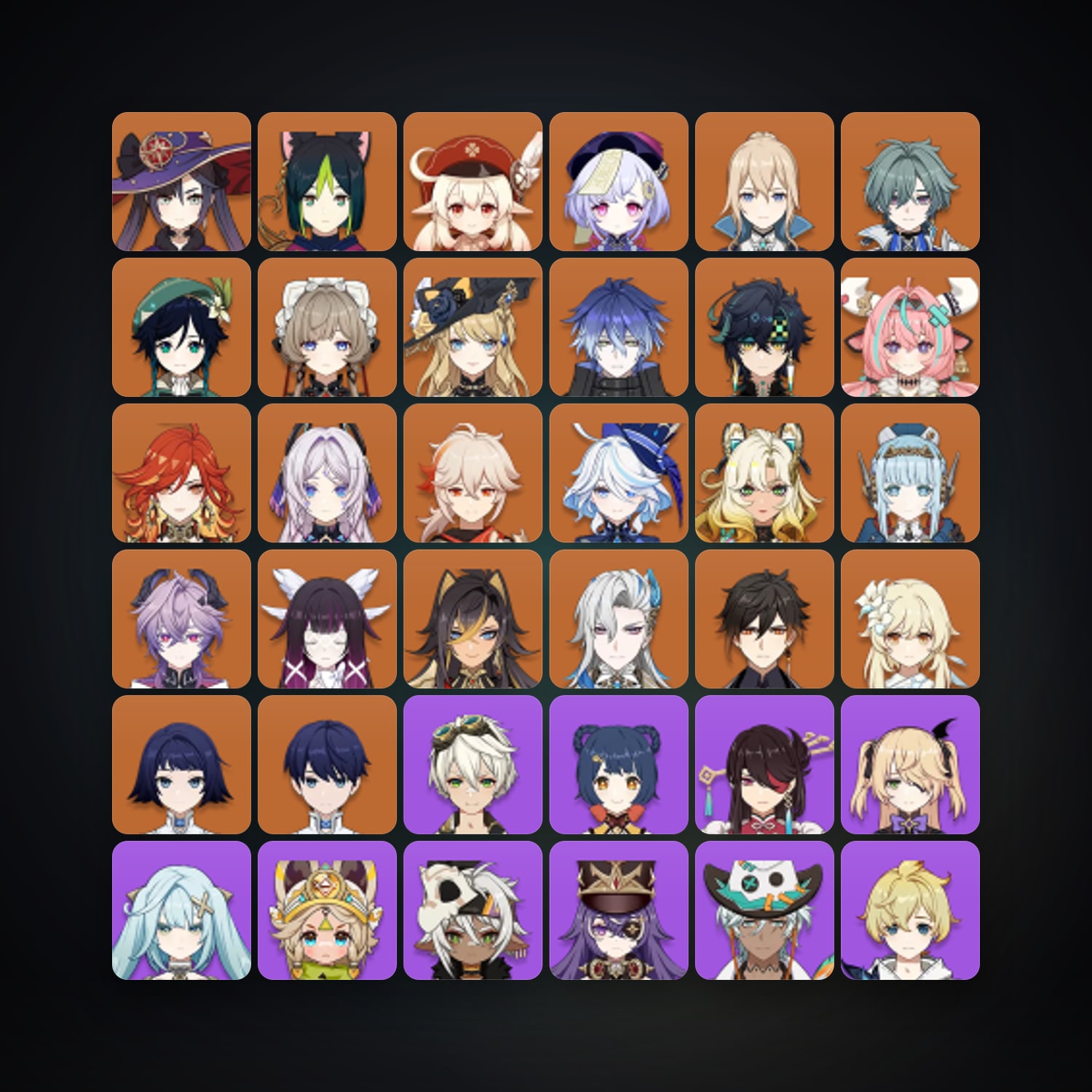 Genshin Impact | AR 60 | 77 Chars | 23× 5★ — HabibiAccounts
