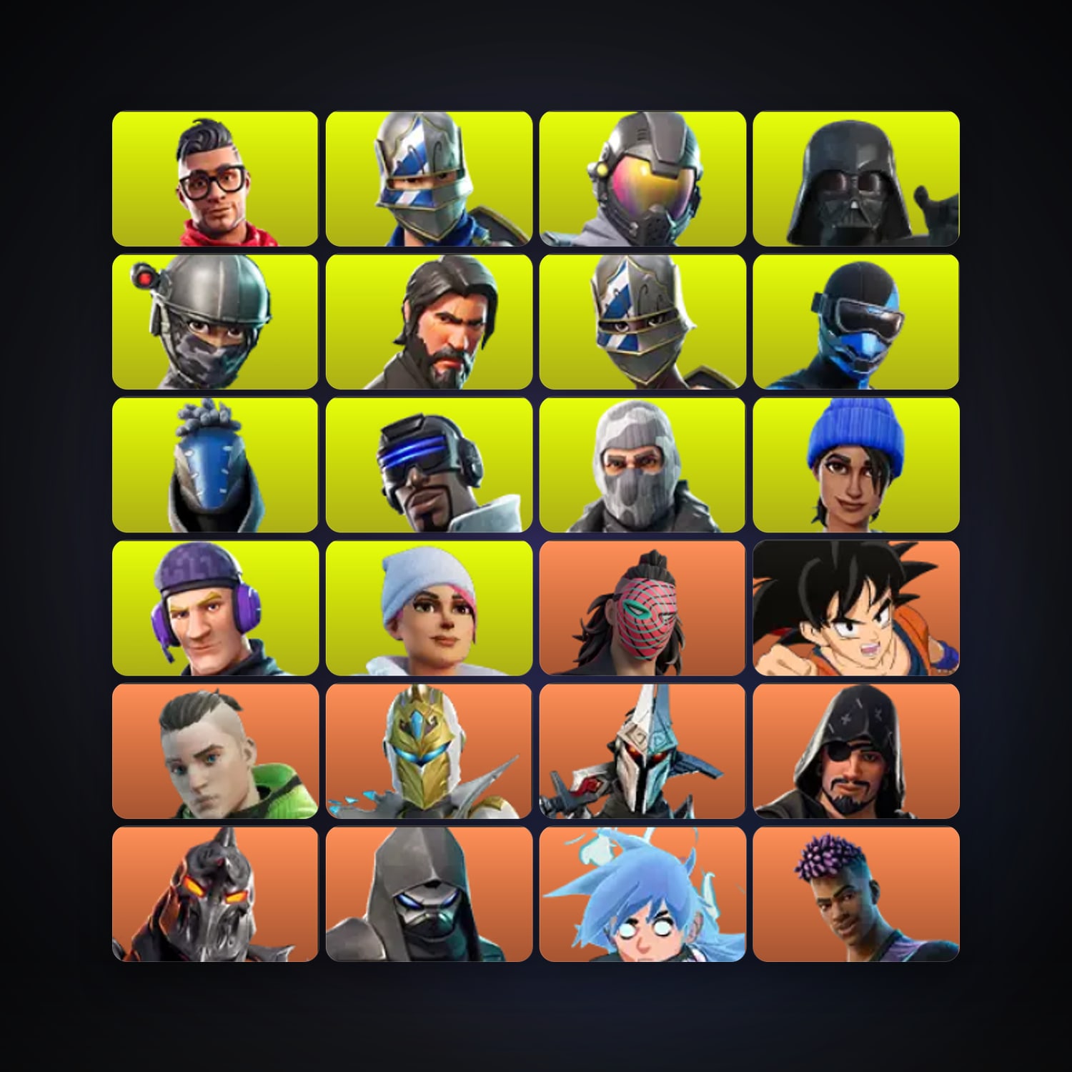 Kado Thorne — Son Goku — 313 skins — 500 V-Bucks — lvl 3539 — HabibiAccounts