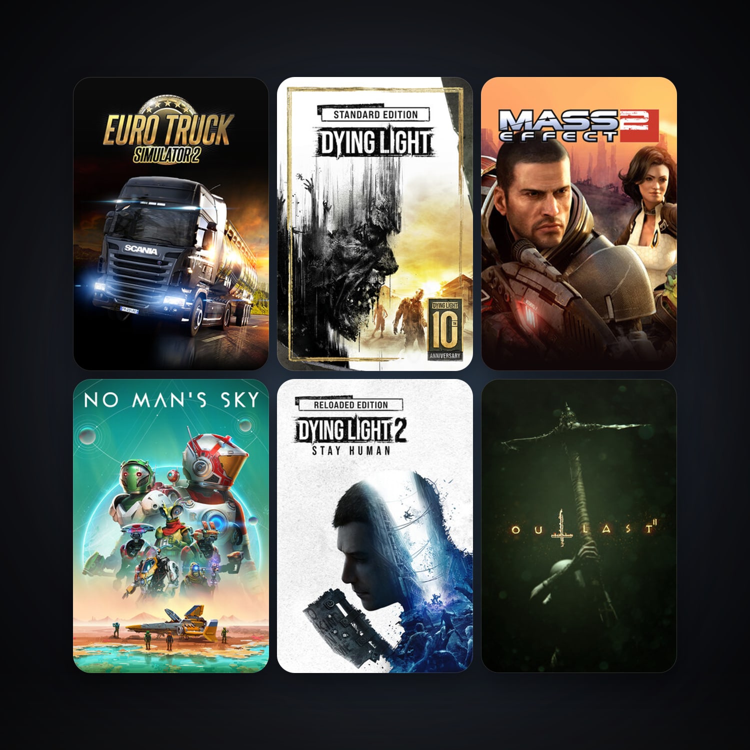 Two Worlds II HD + Borderlands, 47 games, clean — HabibiAccounts