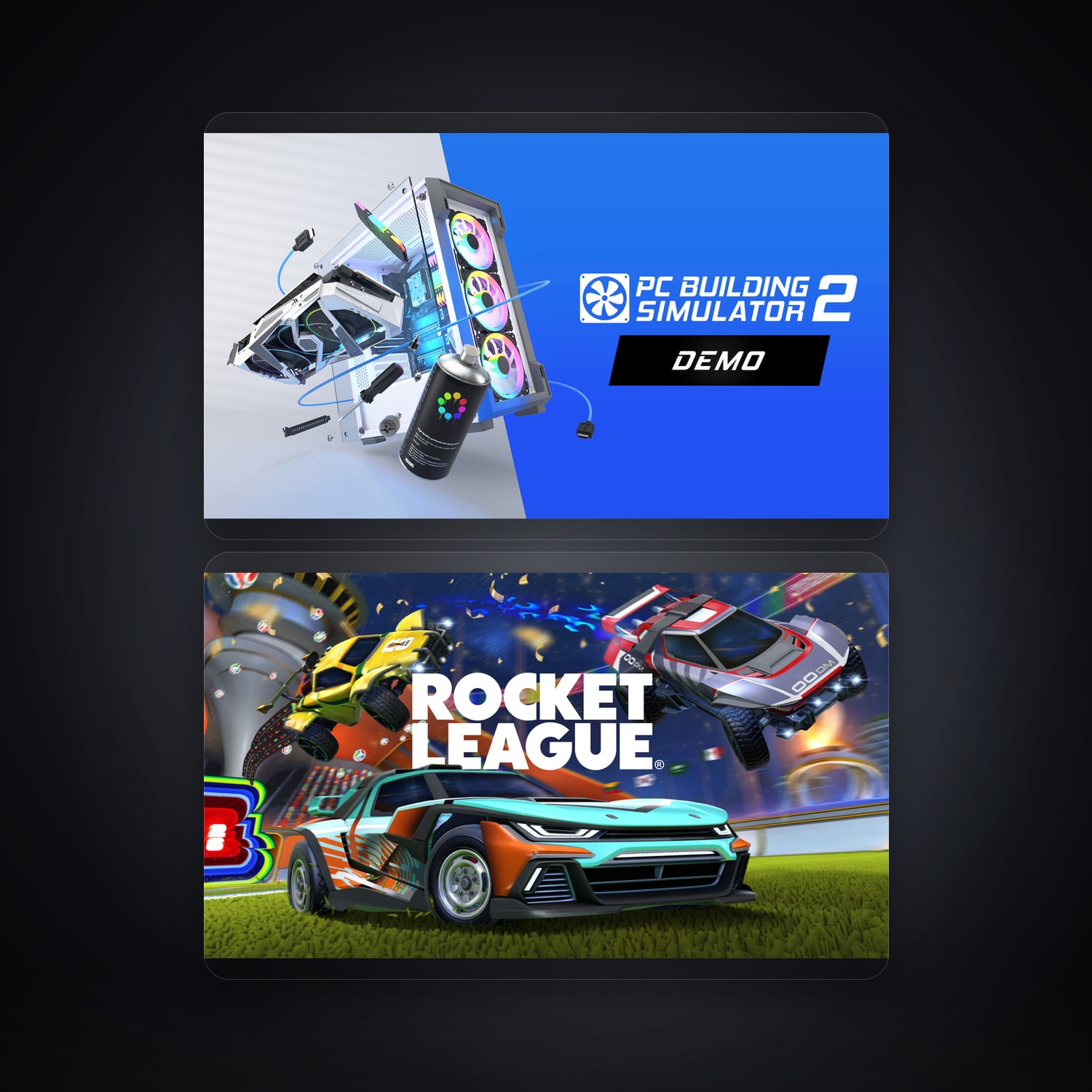 Epic PC Building Simulator 2 - Demo + Rocket League — TH — HabibiAccounts