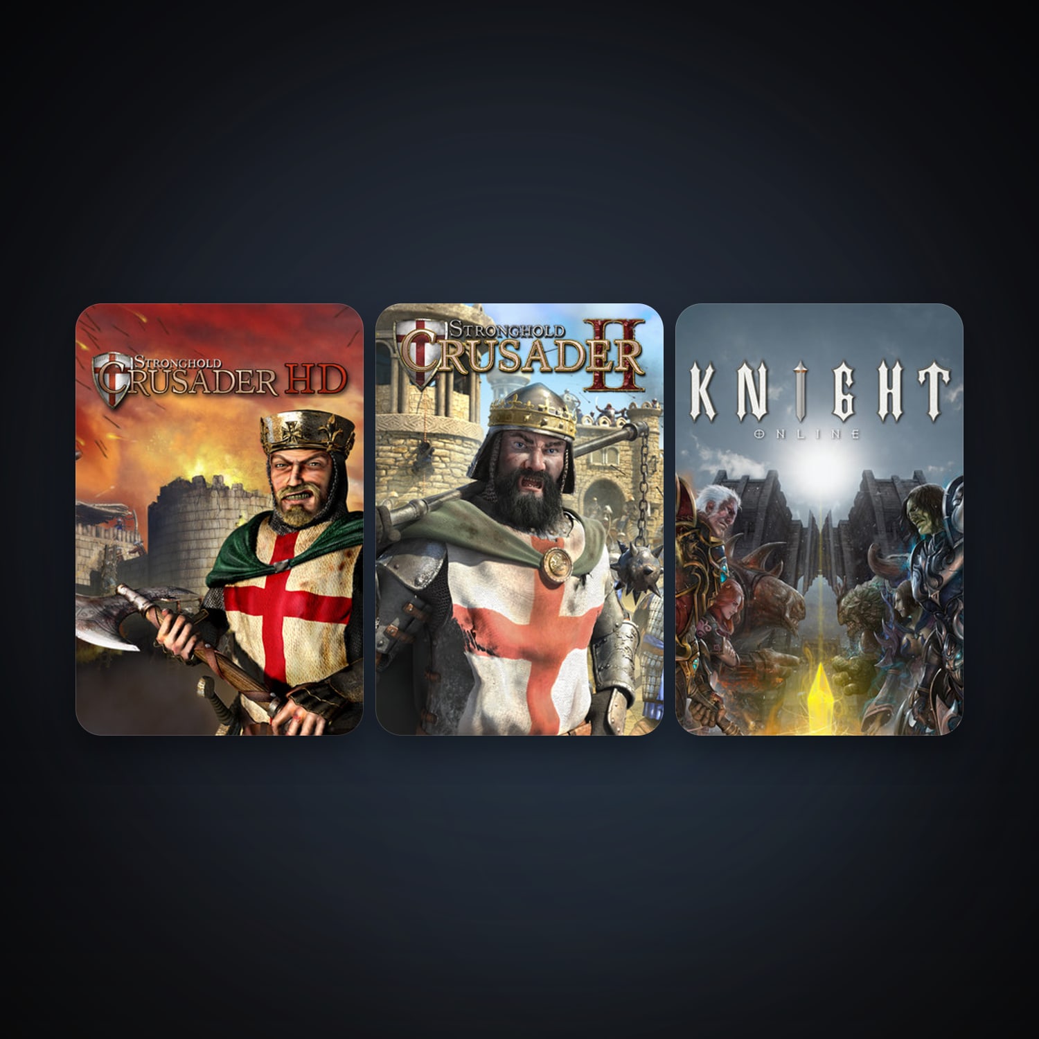 Stronghold Crusader HD + Stronghold Crusader 2, 4 games, clean — HabibiAccounts
