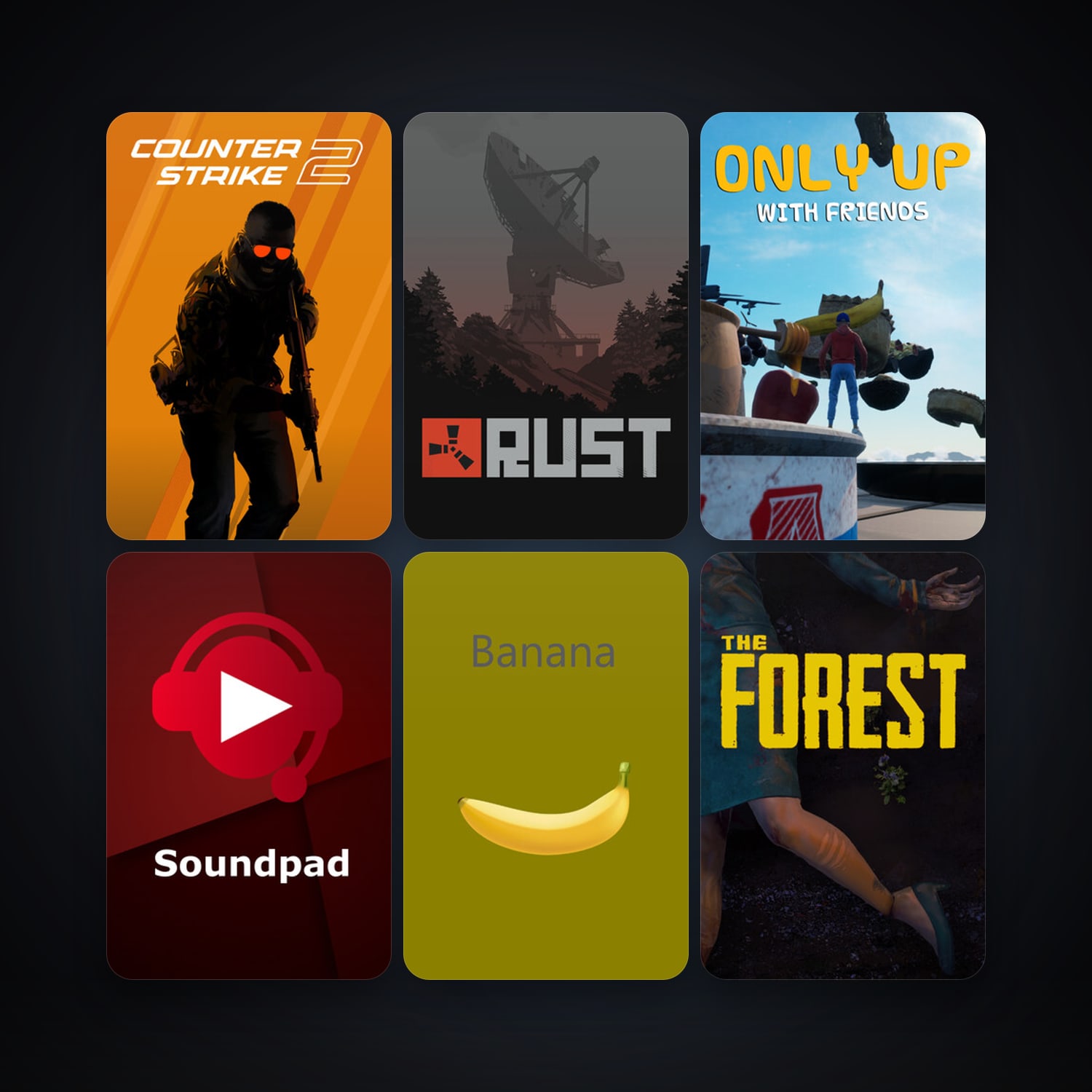 CS2 Prime + The Forest, 13 games, Steam 10, clean — HabibiAccounts