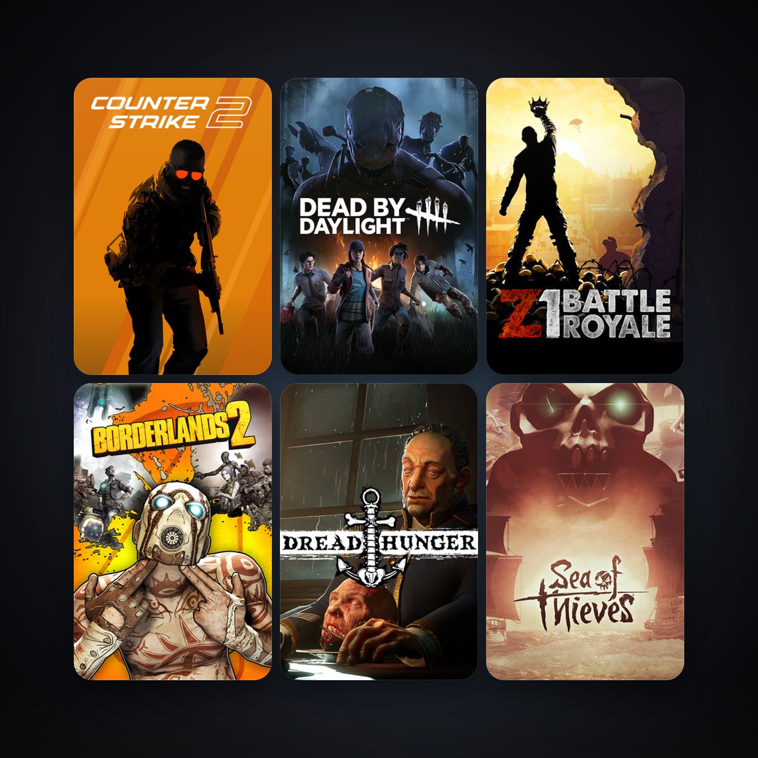 CS2 Prime + Borderlands 2, 42 games, Steam 10, clean — HabibiAccounts