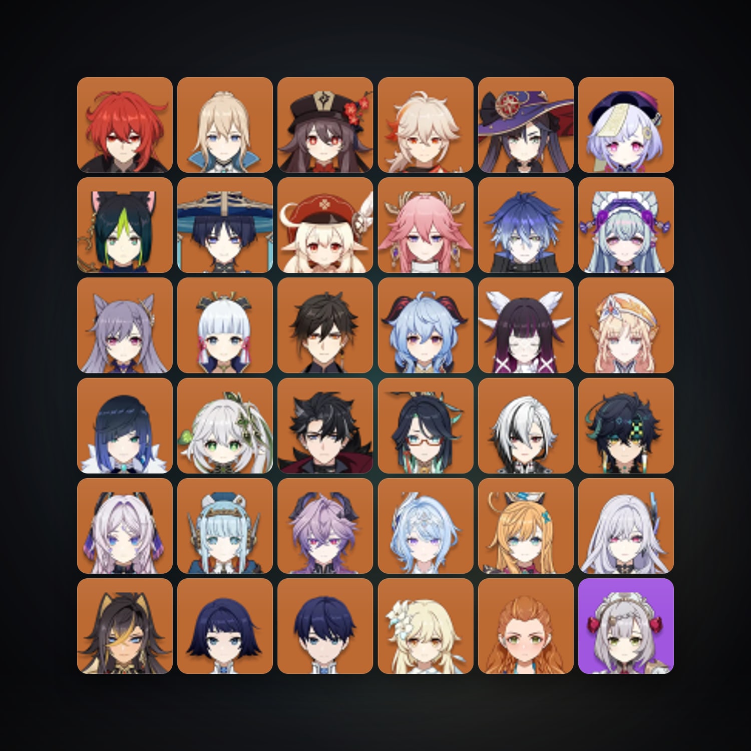 Genshin Impact | AR 60 | 86 Chars | 31× 5★ — HabibiAccounts