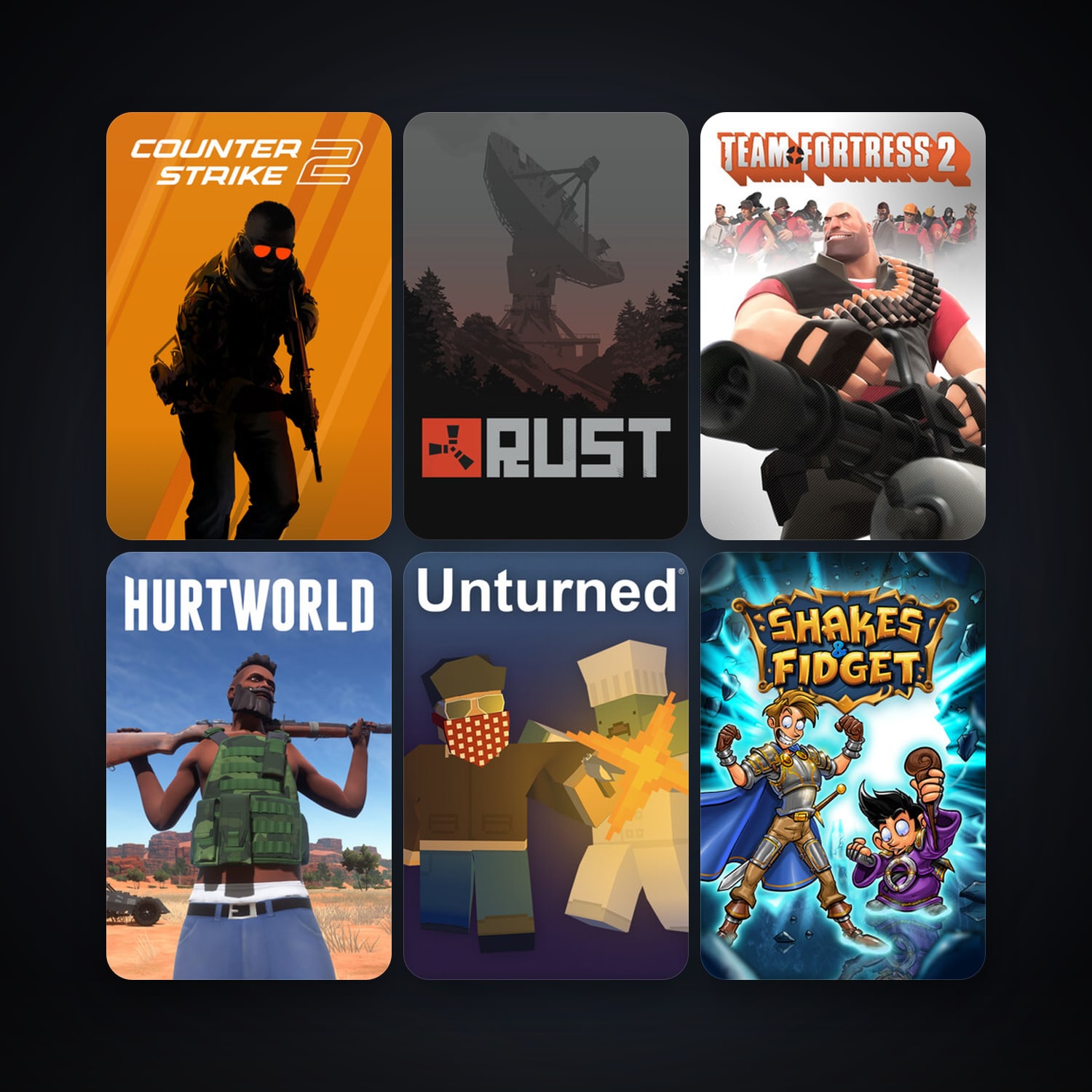 Team Fortress 2 + CS2 Prime, 172 games, Steam 32, clean — HabibiAccounts
