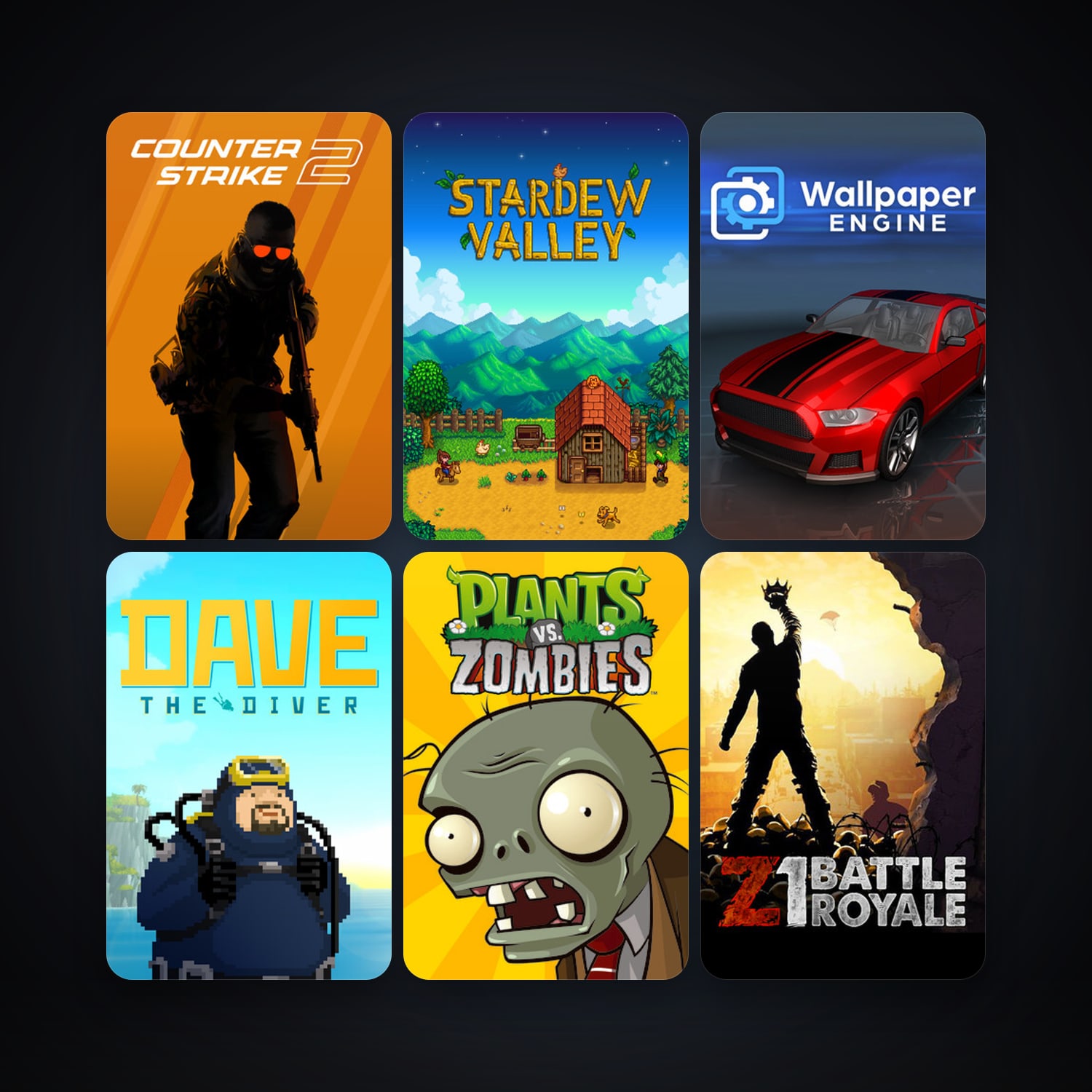 CS2 Prime + Plants vs. Zombies GOTY Edition, 36 games, clean — HabibiAccounts