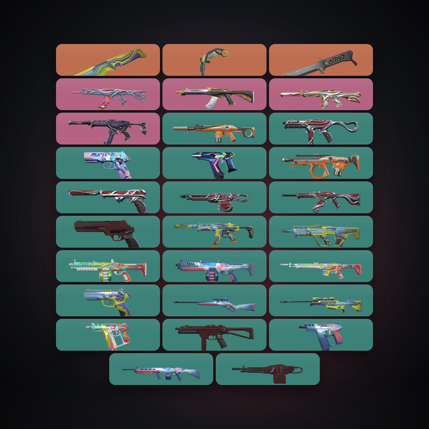 EU Silver 2 locker — 3 knives, 29 skins, lvl 116 — HabibiAccounts