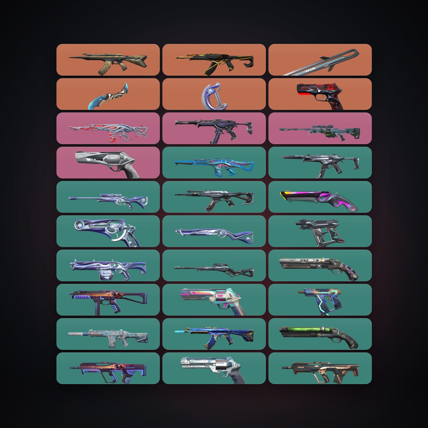 AP Silver 3 locker — 3 knives, 45 skins, lvl 231 — HabibiAccounts