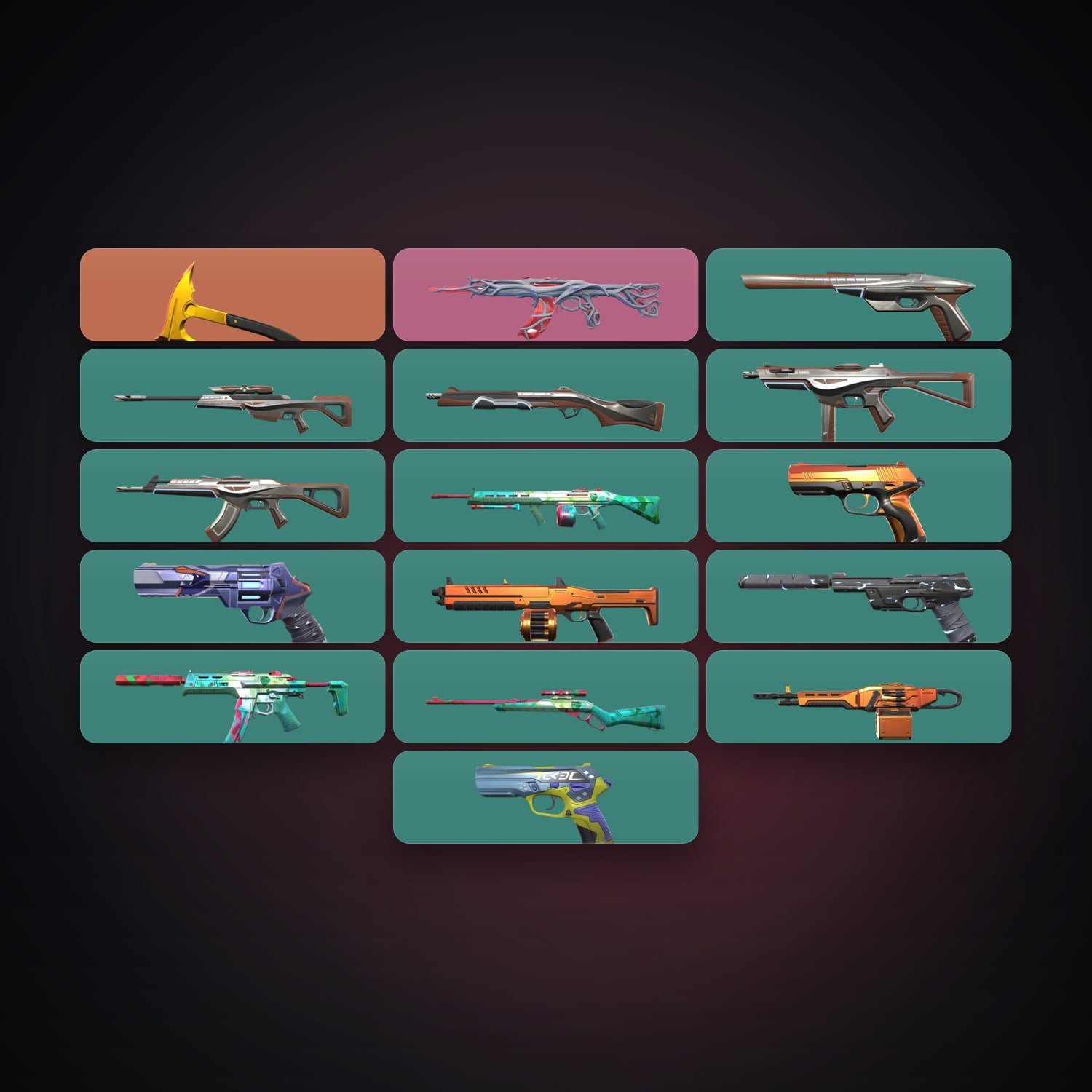 EU Gold 1 locker — 1 knives, 18 skins, lvl 103 — HabibiAccounts