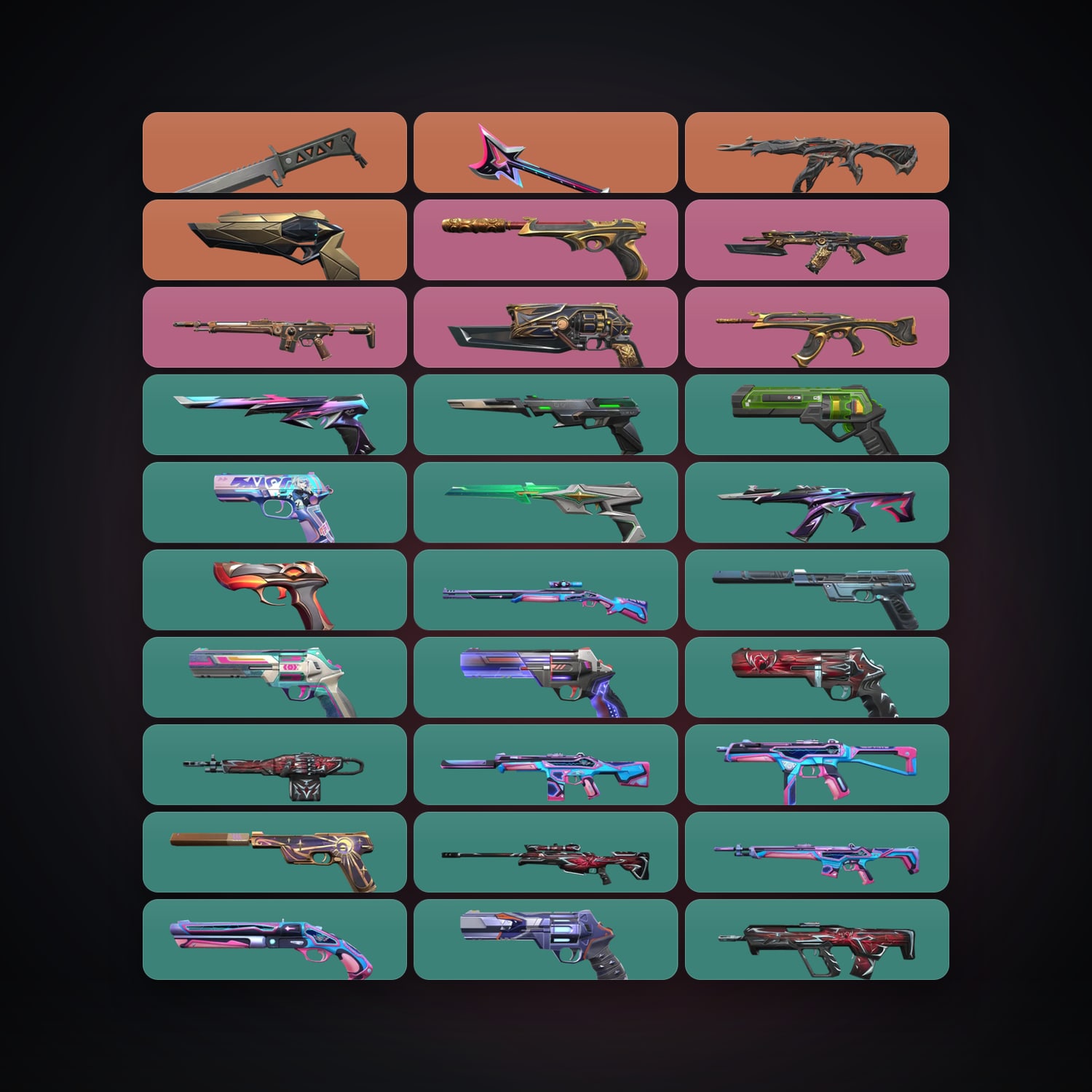BR Gold 3 locker — 2 knives, 30 skins, lvl 202 — HabibiAccounts