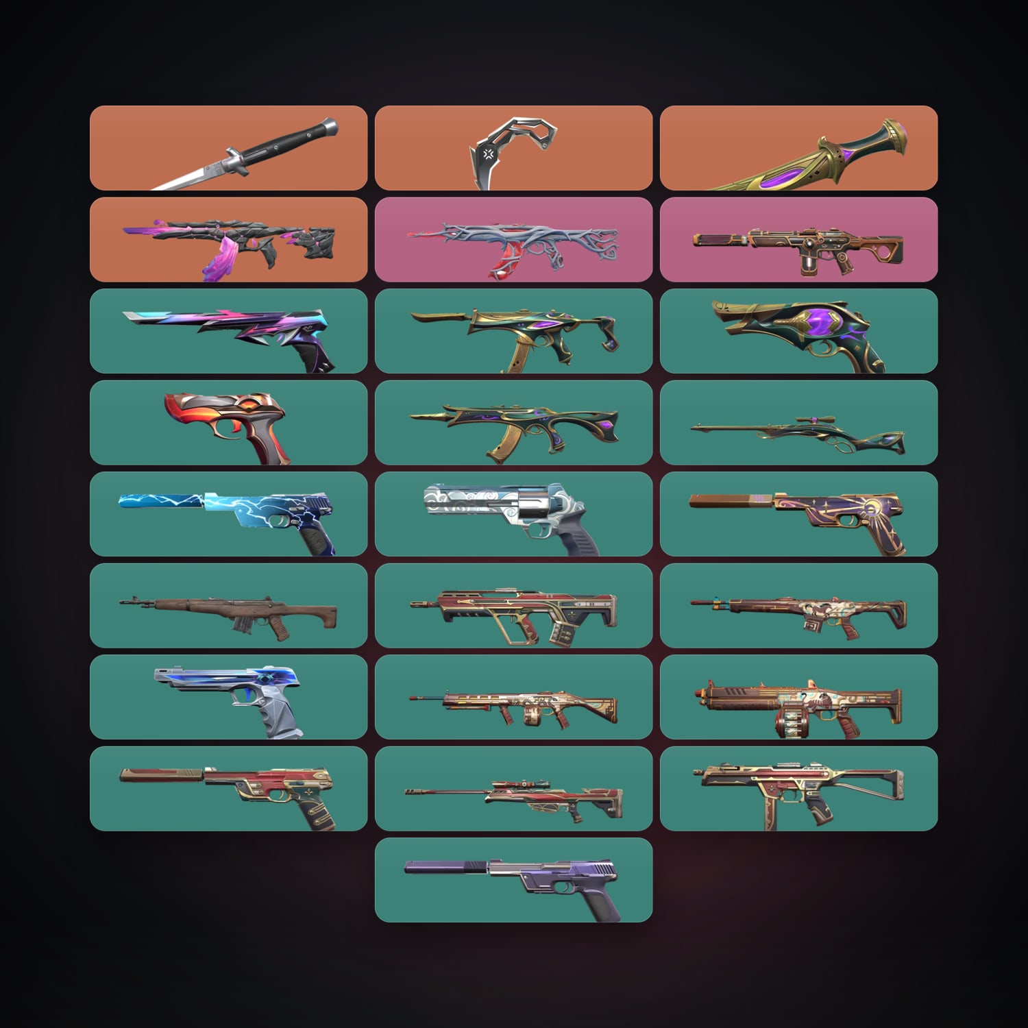 EU Ascendant 3 locker — 3 knives, 26 skins, lvl 180 — HabibiAccounts