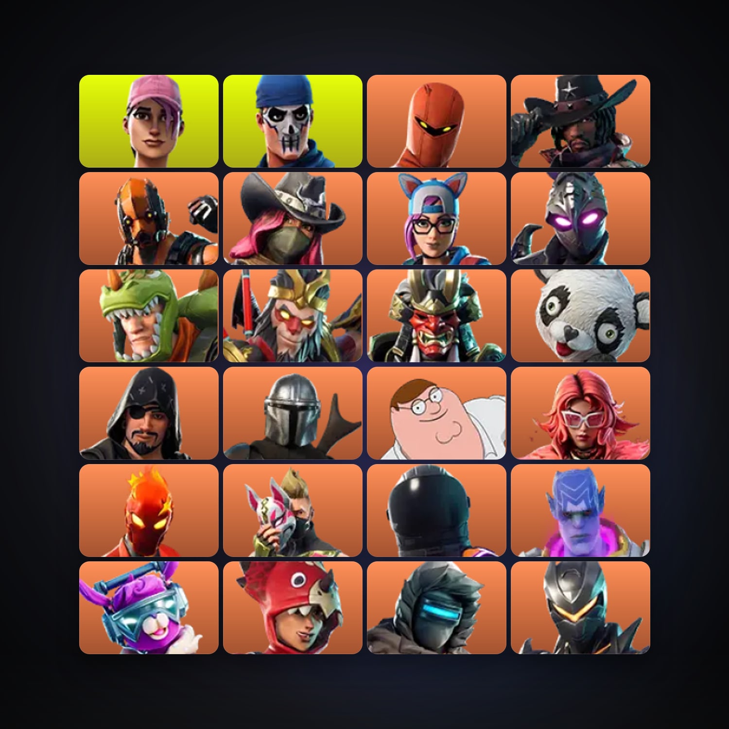Hybrid — Deadfire — 150 skins — 900 V-Bucks — lvl 1060 — HabibiAccounts