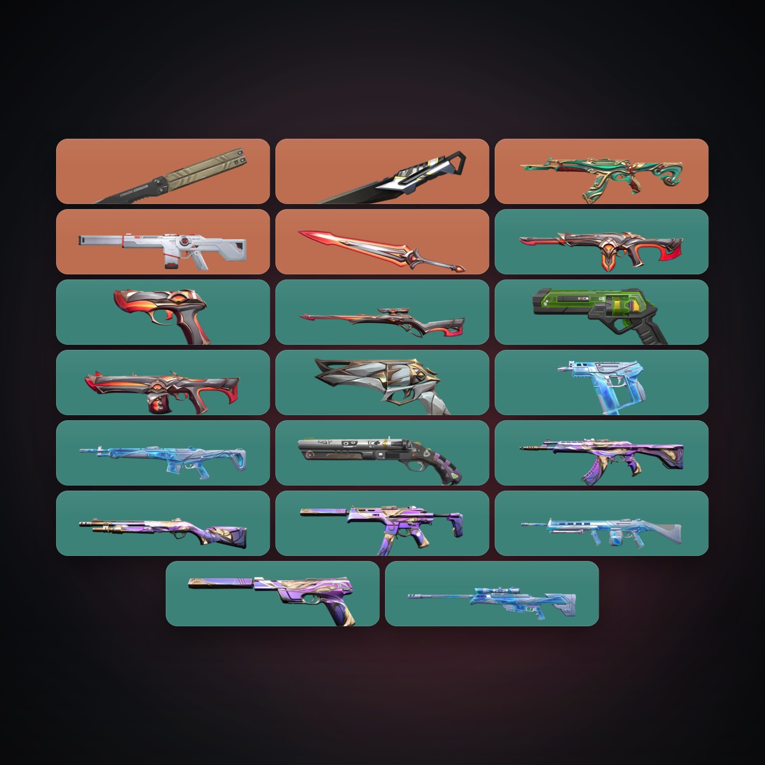 AP Diamond 2 locker — 3 knives, 22 skins, lvl 153 — HabibiAccounts