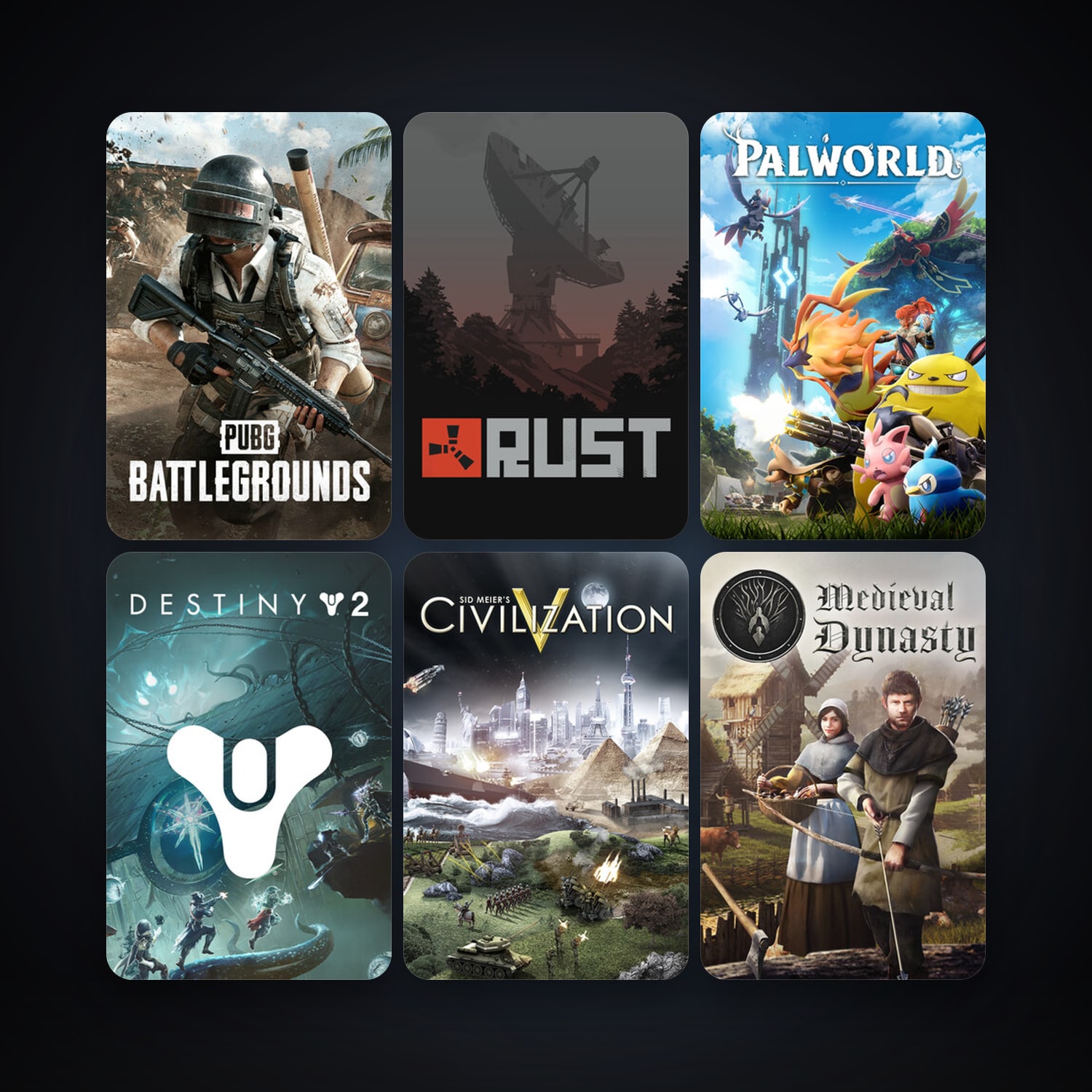 Sid Meier's Civilization V + Rust, 25 games, clean — HabibiAccounts