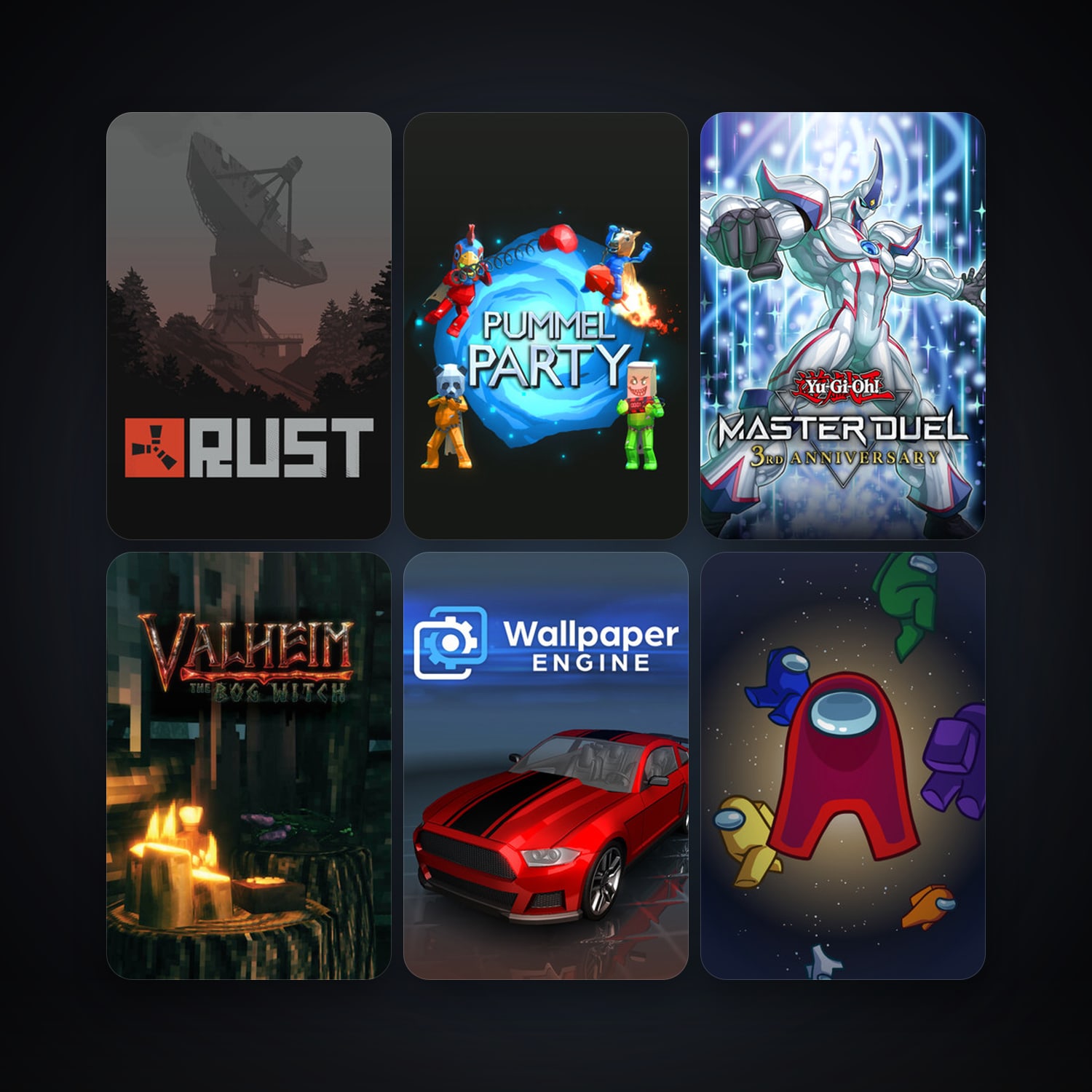 Wallpaper Engine + VRChat, 20 games, clean — HabibiAccounts