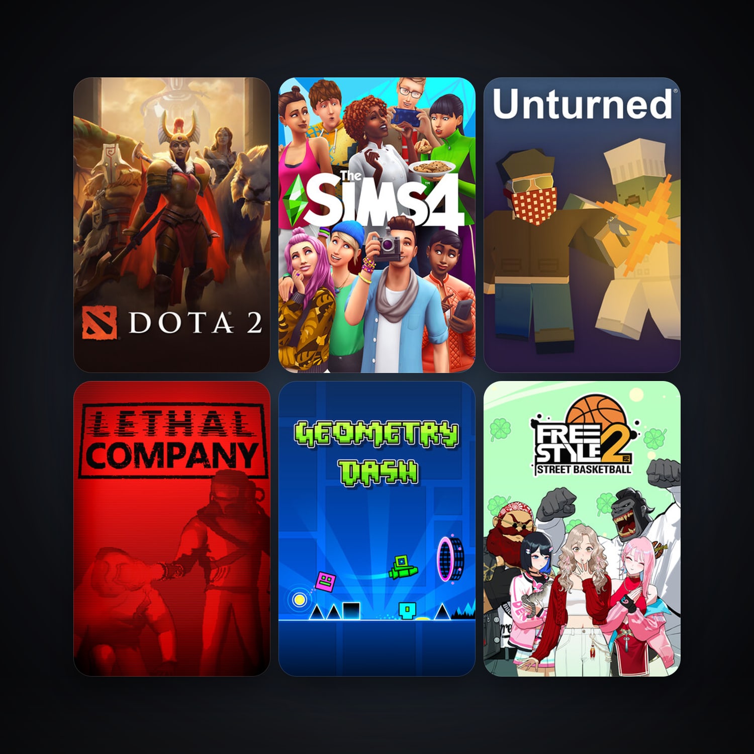 Dota 2 + Unturned, 9 games, clean — HabibiAccounts